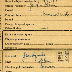 Polski Czerwony Krzyż - kartoteka