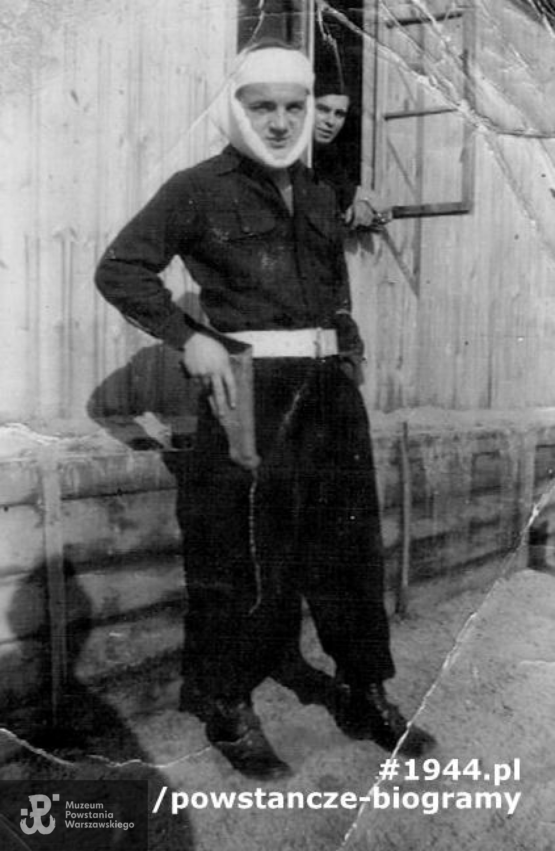 Stanisław Kłosiewicz - fotografia wykonana po Powstaniu Warszawskim. Fot. z archiwum rodzinnego syna, p. Krzysztofa Kłosiewicza