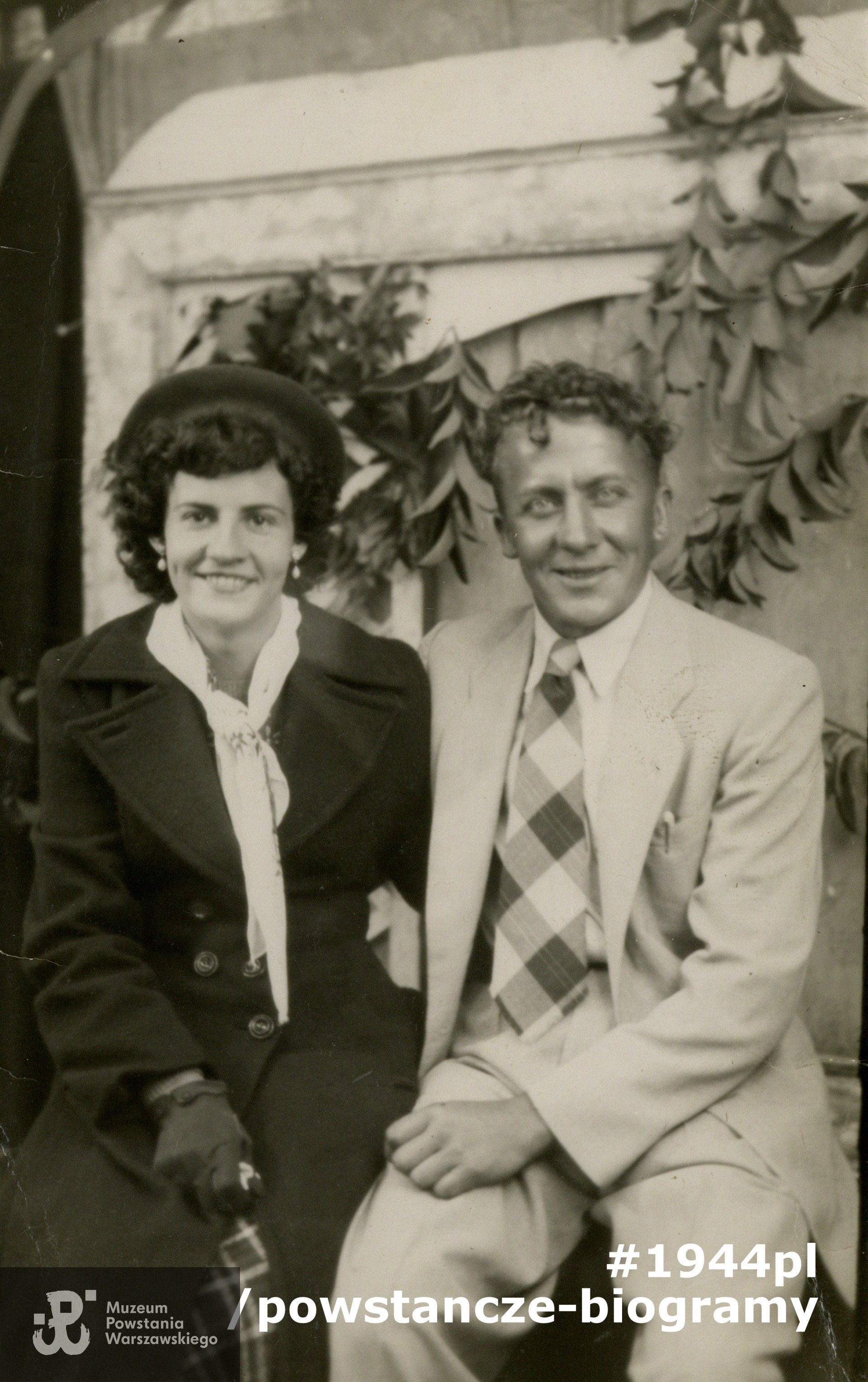 Hieronim z przyszłą żoną Doreen. Fotografia wykonana w okresie narzeczeńskim, maj 1955 rok. Springside, Australia. Fot. z archiwum rodzinnego p. Ewy Rytter