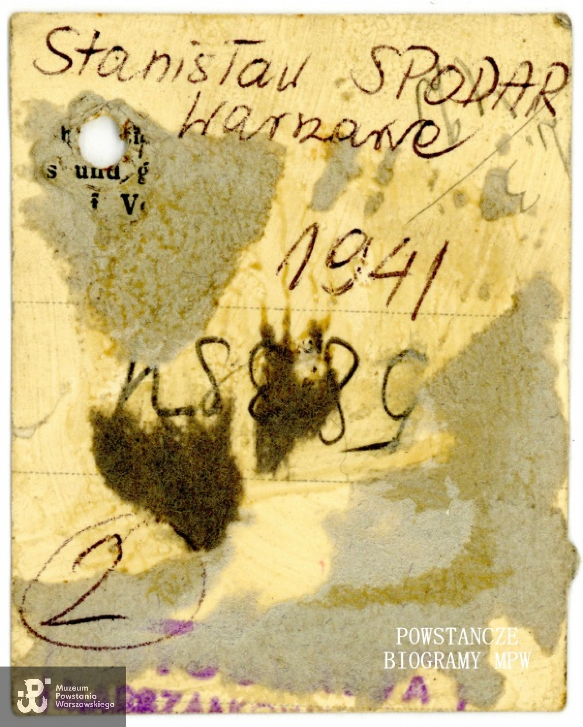 Rewers. Fot. udostępnione z archiwum rodzinnego przez Barbarę Mol z domu Spodar