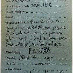 Polski Czerwony Krzyż - kartoteka