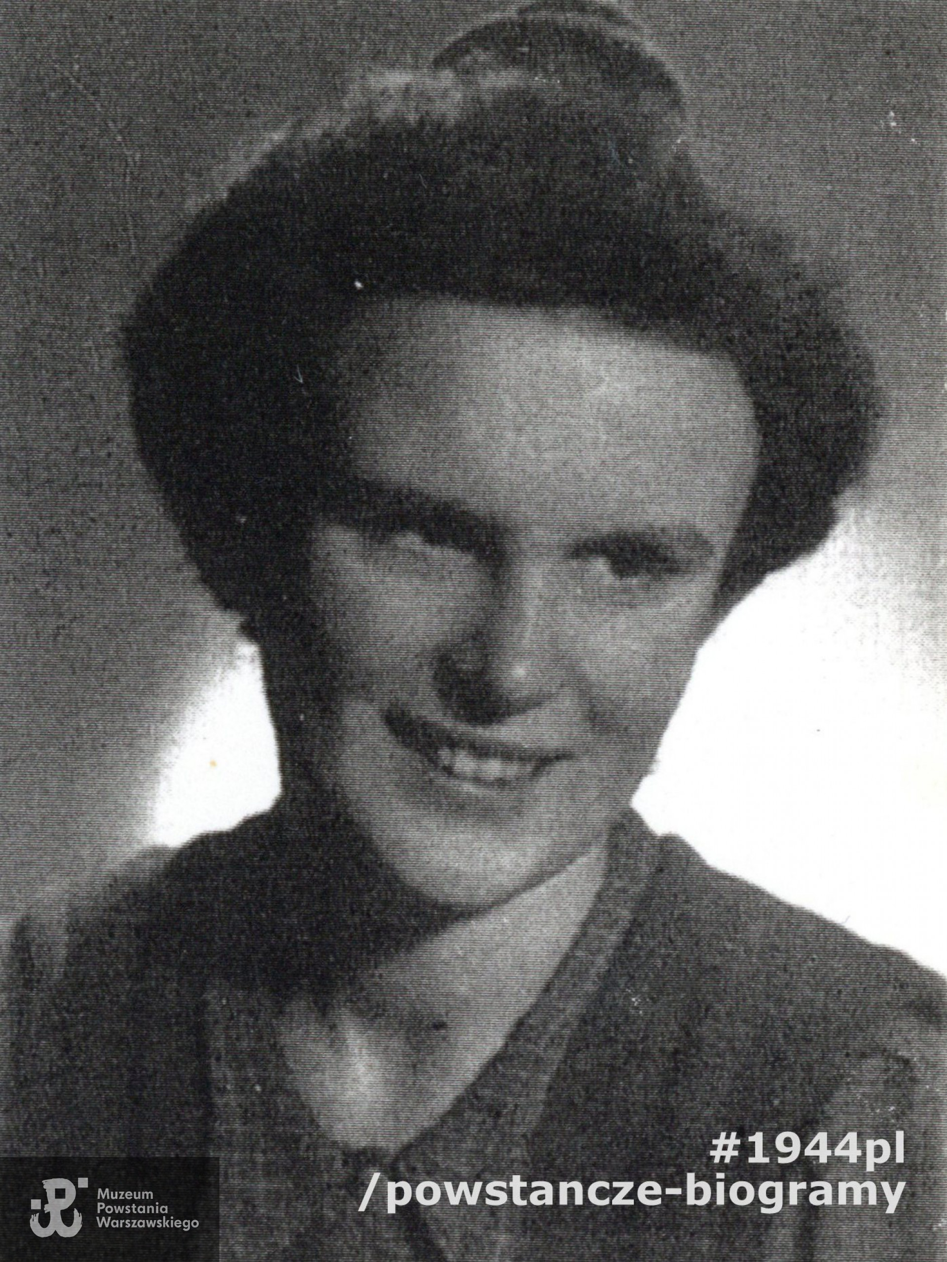 sanit. Barbara Kuszell - Jełowicka „Baśka” (1926-2016). Kserokopia fotografii z materiałów p. Ewy Orlikowskiej-Krasnowolskiej