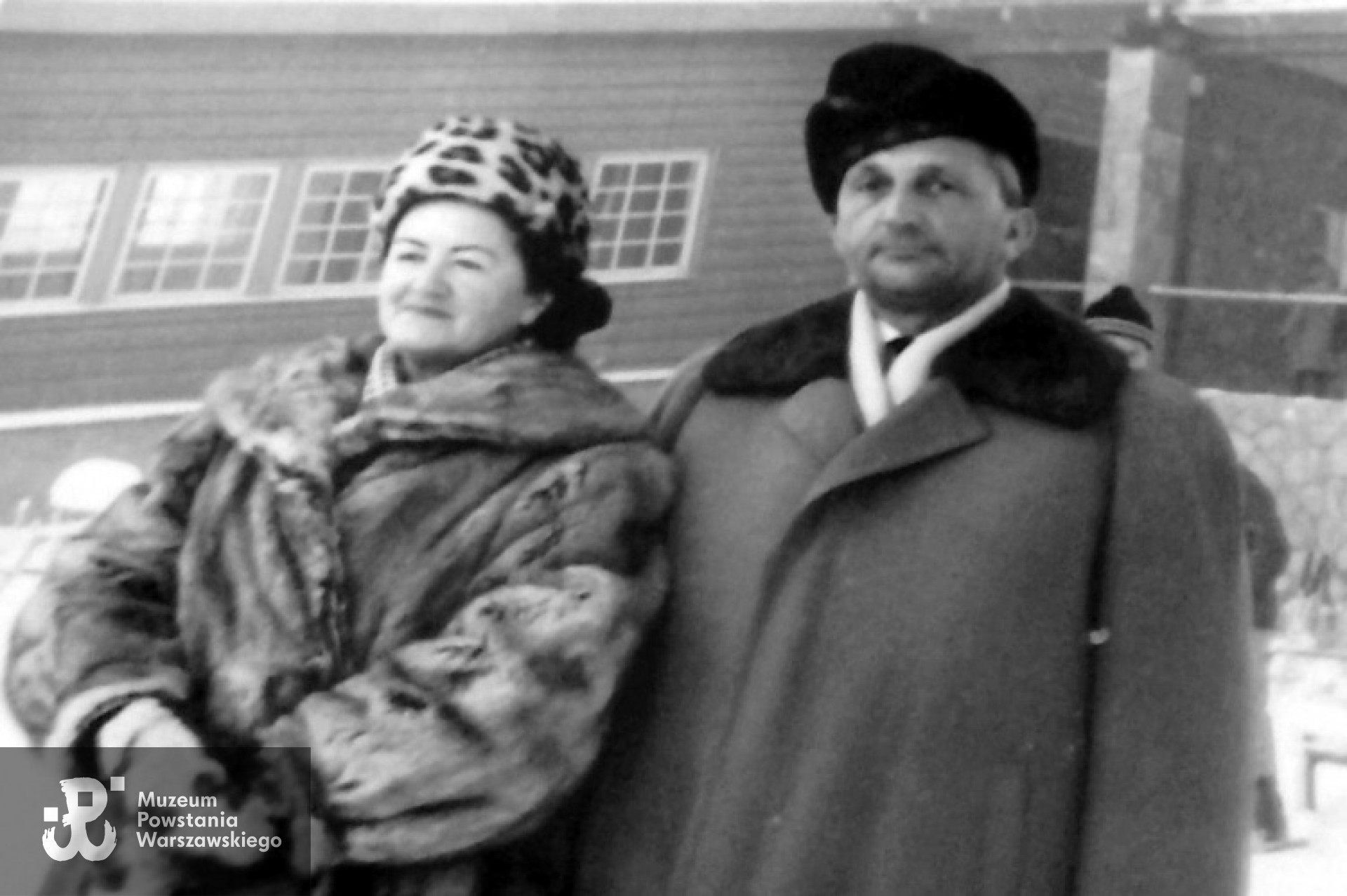 Jadwika Piekarniak-Lewandowska z małżonkiem. Ze zbiorów brata Waldemara Kozłowskiego