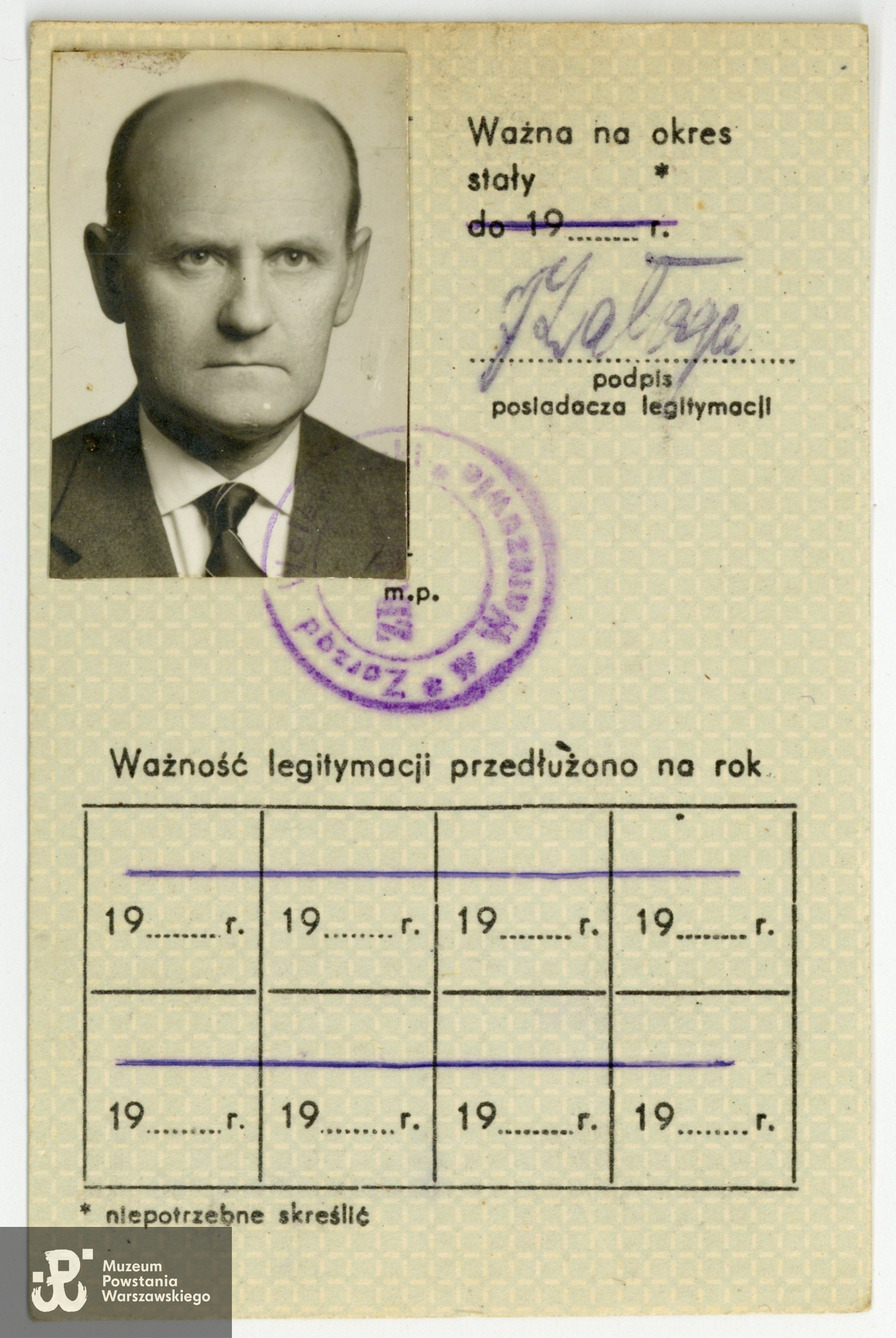 Zbiory rodzinne, udostępniła  córka, p. Izabela Rola z domu Załoga