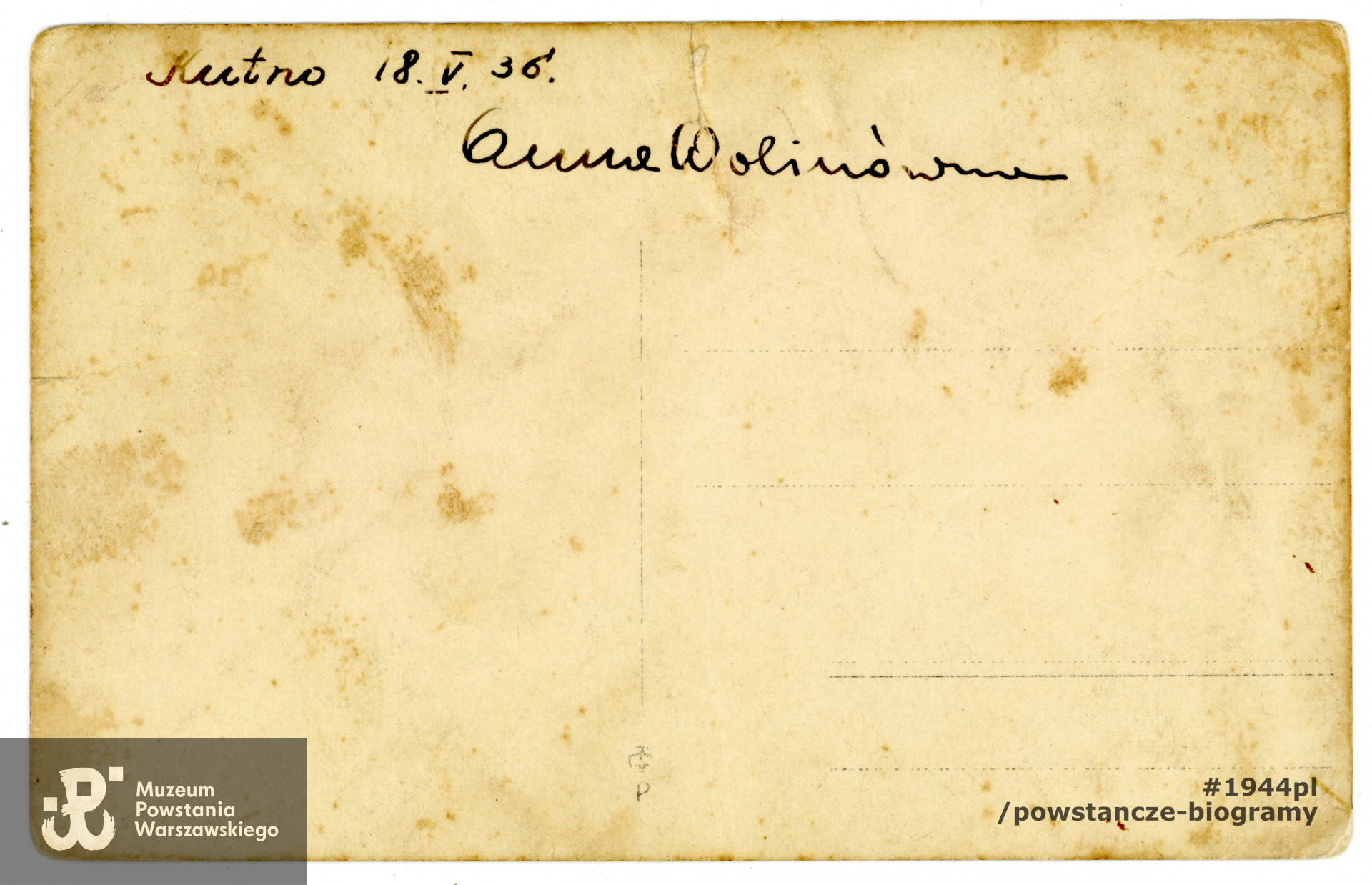   Fot. ze zbiorów rodzinnych p. Zbigniewa Wiwały, bratanka Janiny