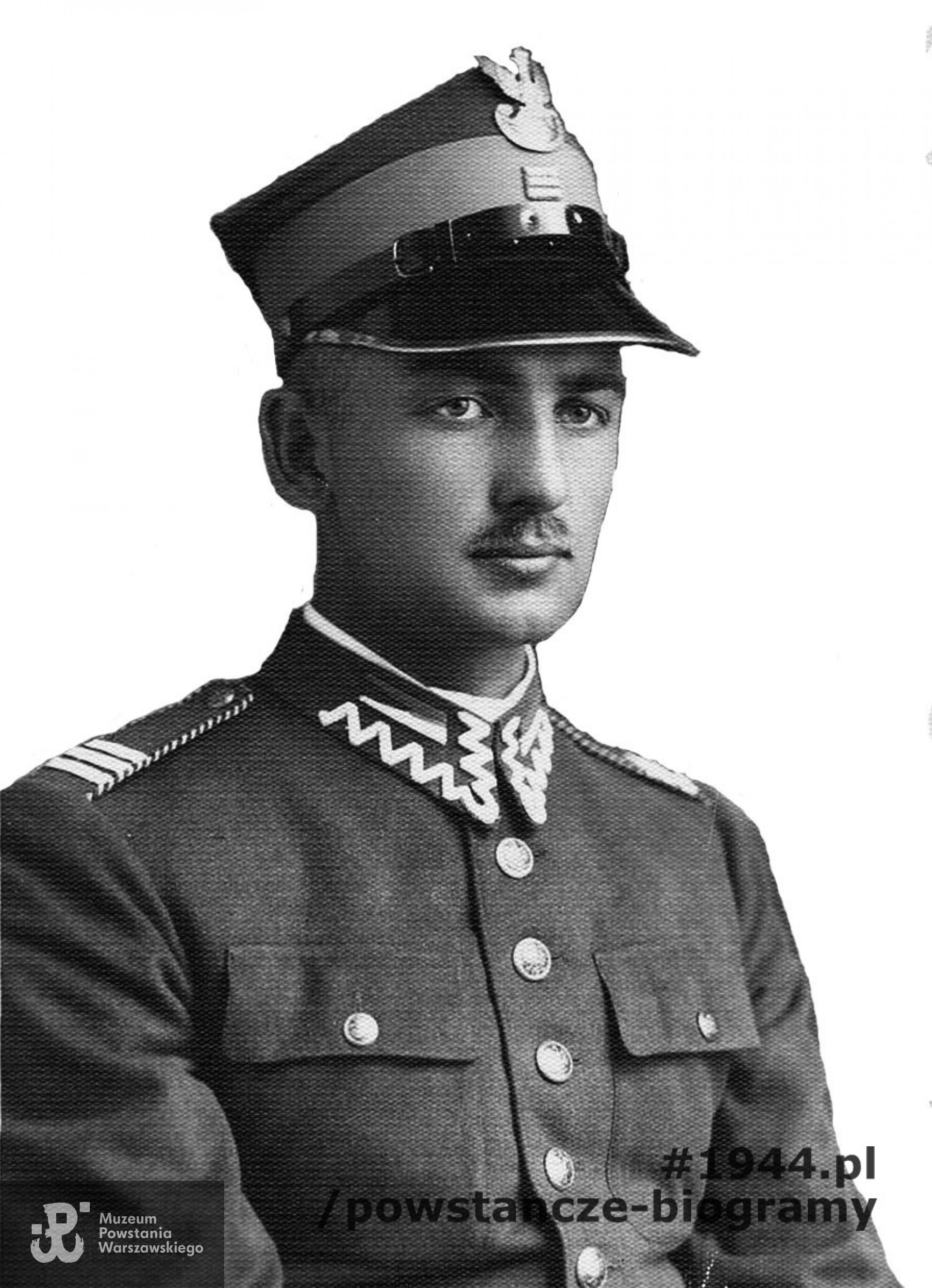 Jan Oczechowski ps. "Topór" (1913-1944).  Na zdjęciu ok. 1938 roku. Fot. udostępniła p. Elżbieta Nejman