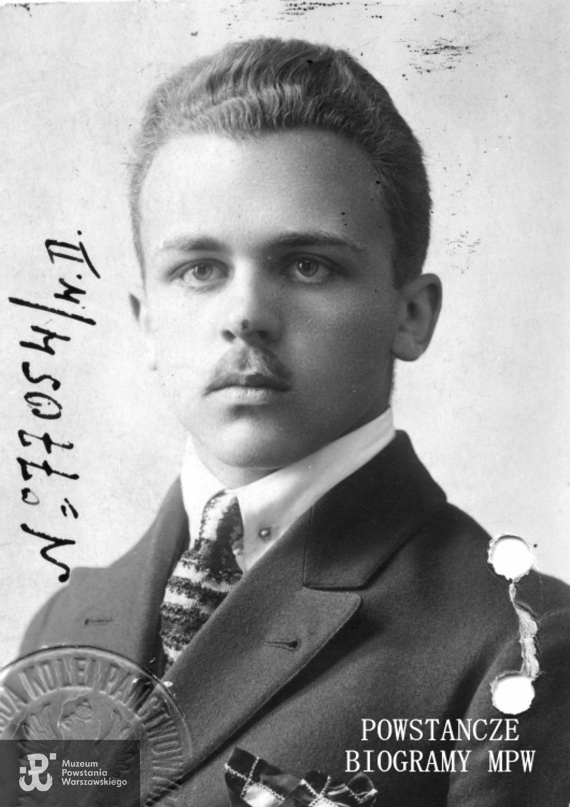 Kpt. Piotr Słowikowski ps. "Pawłowicz" (1907-1944). Fot. AR MPW