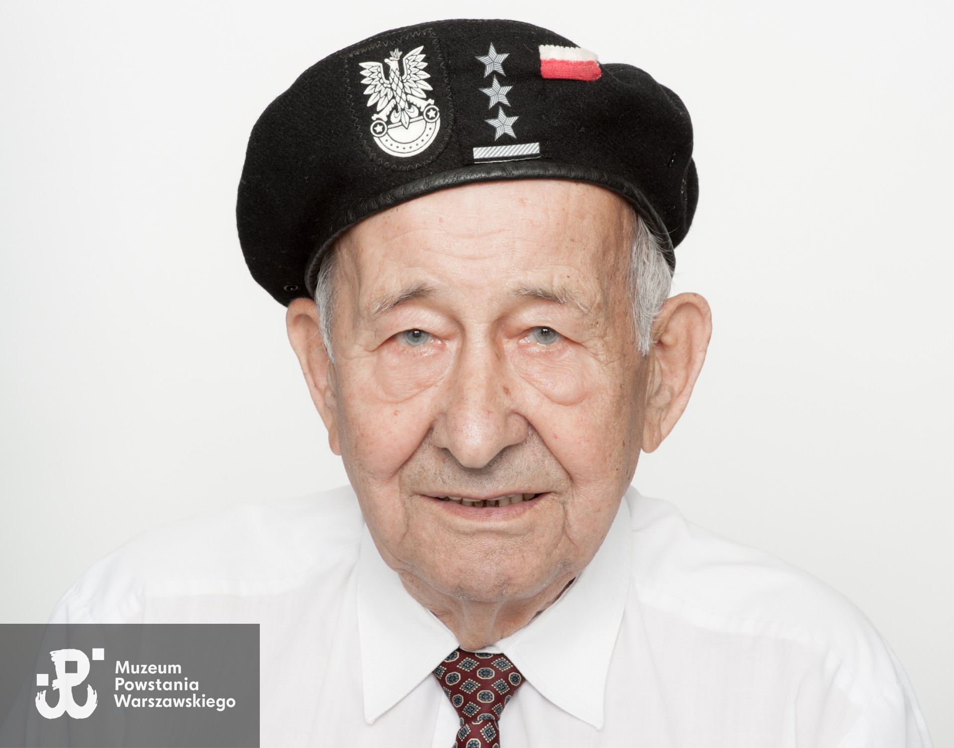 Jan Goldman „Gordon". Zdjęcie z serii portretów Powstańców Warszawskich wykonanych w ramach projektu ”1944/70/2014„ realizowanego przez grupę WWPHOTO dla uczczenia 70. rocznicy wybuchu Powstania Warszawskiego. Muzeum Powstania Warszawskiego, 22.07-04.08 2013.