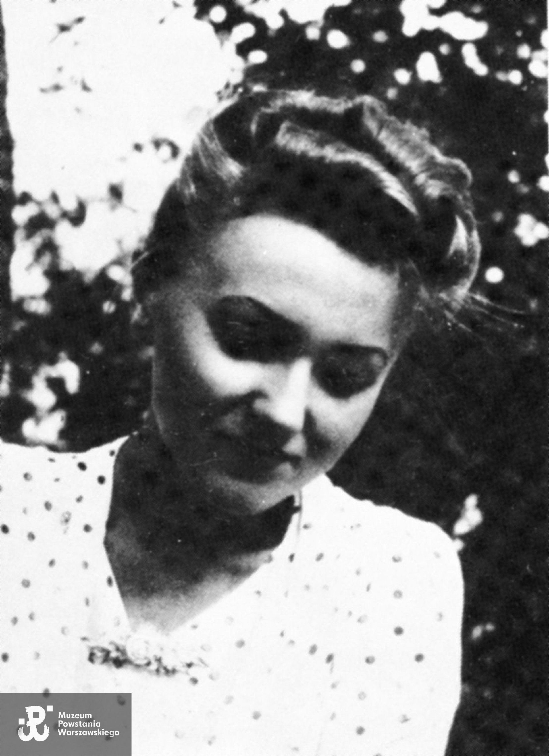 Żona „Żmijewskiego” - Danuta Wiesława Strachocka z domu Biedrzycka ps. „Małgorzata"  (ur. 19.03.1924, zm. 26.10.1995). Fot. SARP