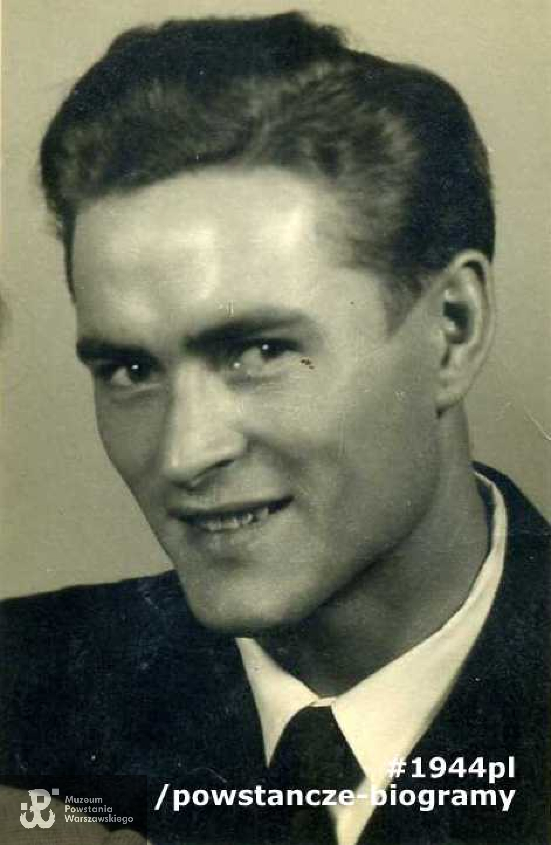 kapral Zenon Wieciński "Czerniak" - zdjęcie wykonane po wyzwoleniu, 1948 rok. Fot. z archiwum rodzinnego p. Jerzego Kownackiego