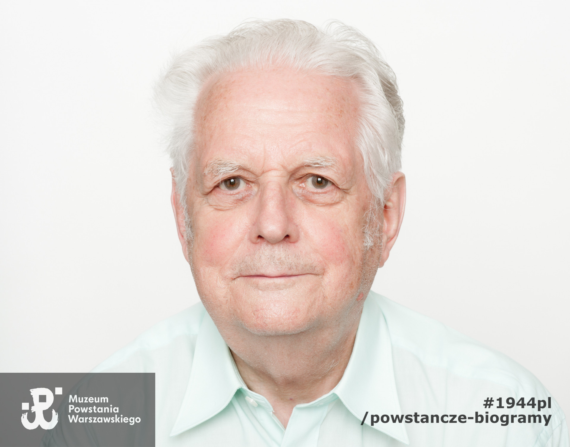 Zdjęcie z serii portretów Powstańców Warszawskich wykonanych w ramach projektu "1944/70/2014" realizowanego przez grupę WWPHOTO dla uczczenia 70. rocznicy wybuchu Powstania Warszawskiego. Muzeum Powstania Warszawskiego, 22.07-04.08 2013.