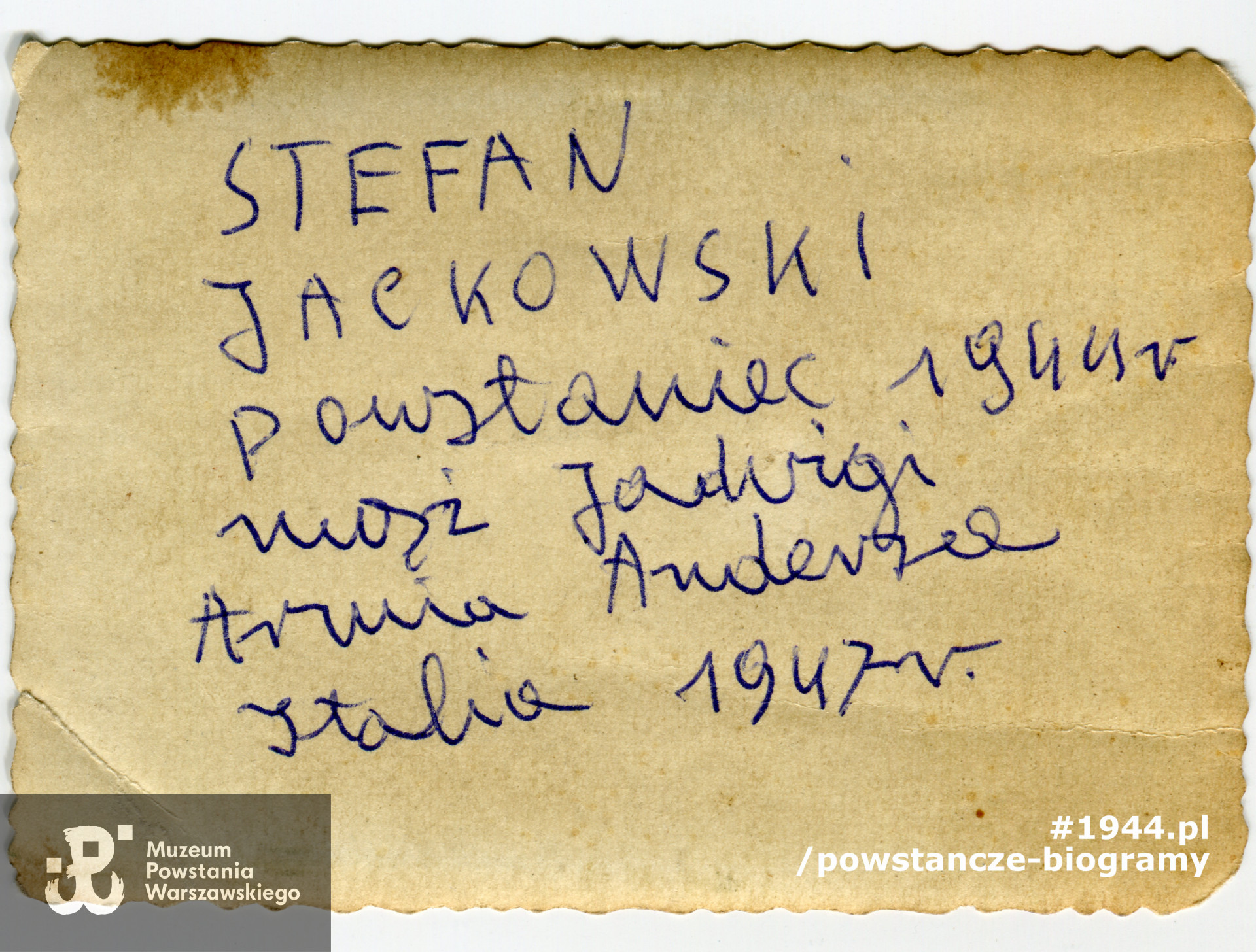 Fot. z archiwum prywatnego p. Tadeusza Tryfona