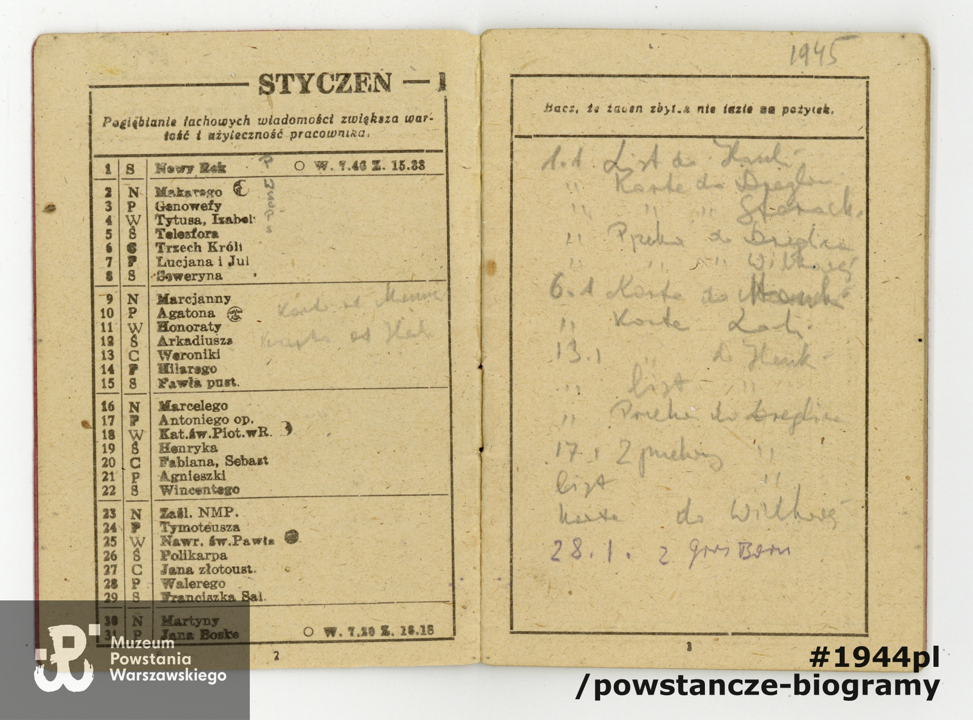 Z archiwum rodzinnego p. Michała Choynowskiego, syna.