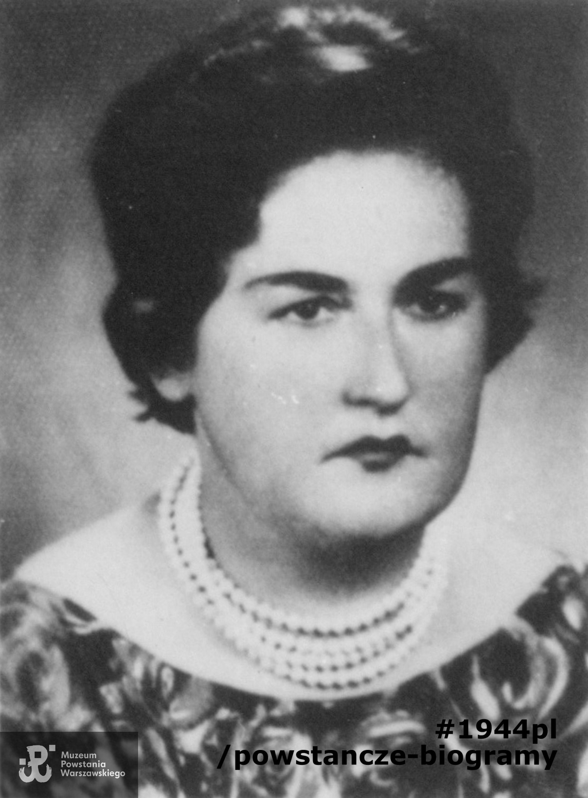 Irena Gielecińska - Gil - fotografia powojenna. Fotografia udostępniona przez p. Krystynę Szypowską.