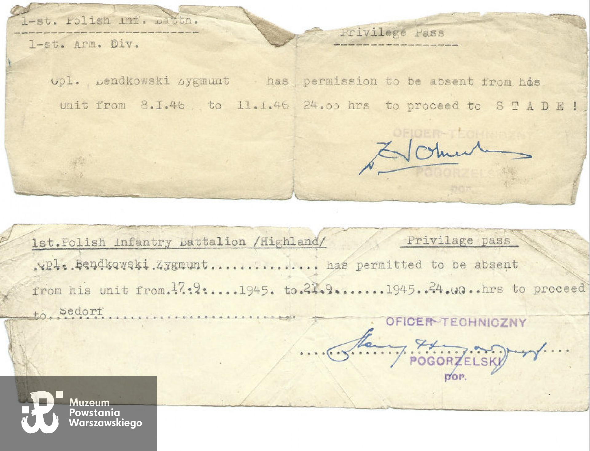 Z archiwum rodzinnego syna, p. Ryszarda Bendkowskiego