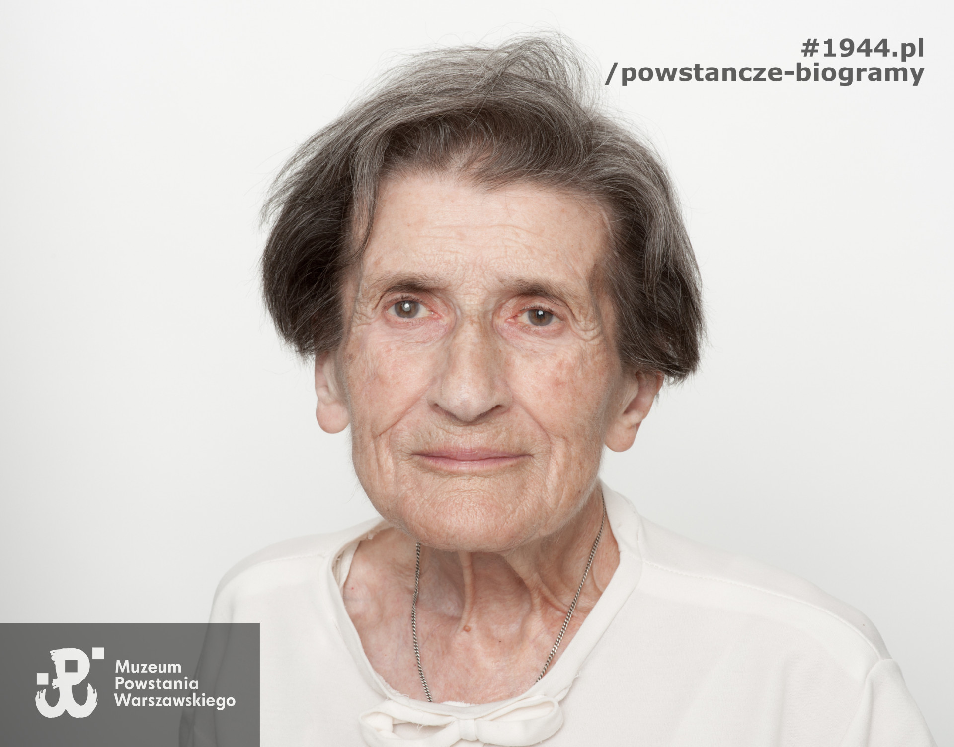 Zdjęcie z serii portretów Powstańców Warszawskich wykonanych w ramach projektu "1944/70/2014" realizowanego przez grupę WWPHOTO dla uczczenia 70. rocznicy wybuchu Powstania Warszawskiego. Muzeum Powstania Warszawskiego, 22.07-04.08 2013. 