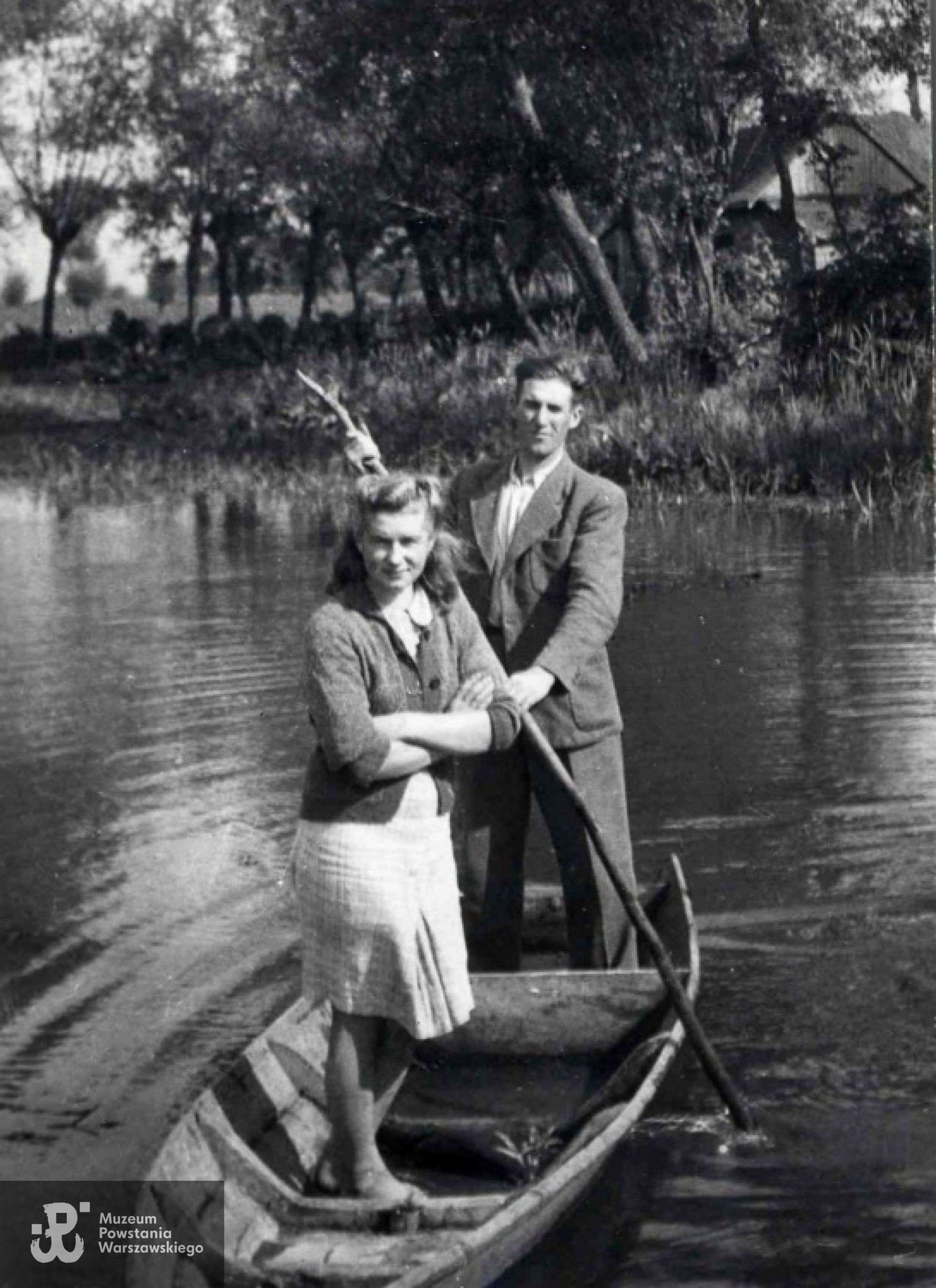 Z bratem Władysławem Bączkowskim. Fot. archiwum rodzinne