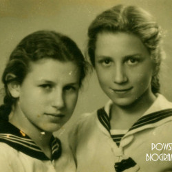 Maj 1944 roku - od lewej Barbara Wagner (Tumanowicz) 