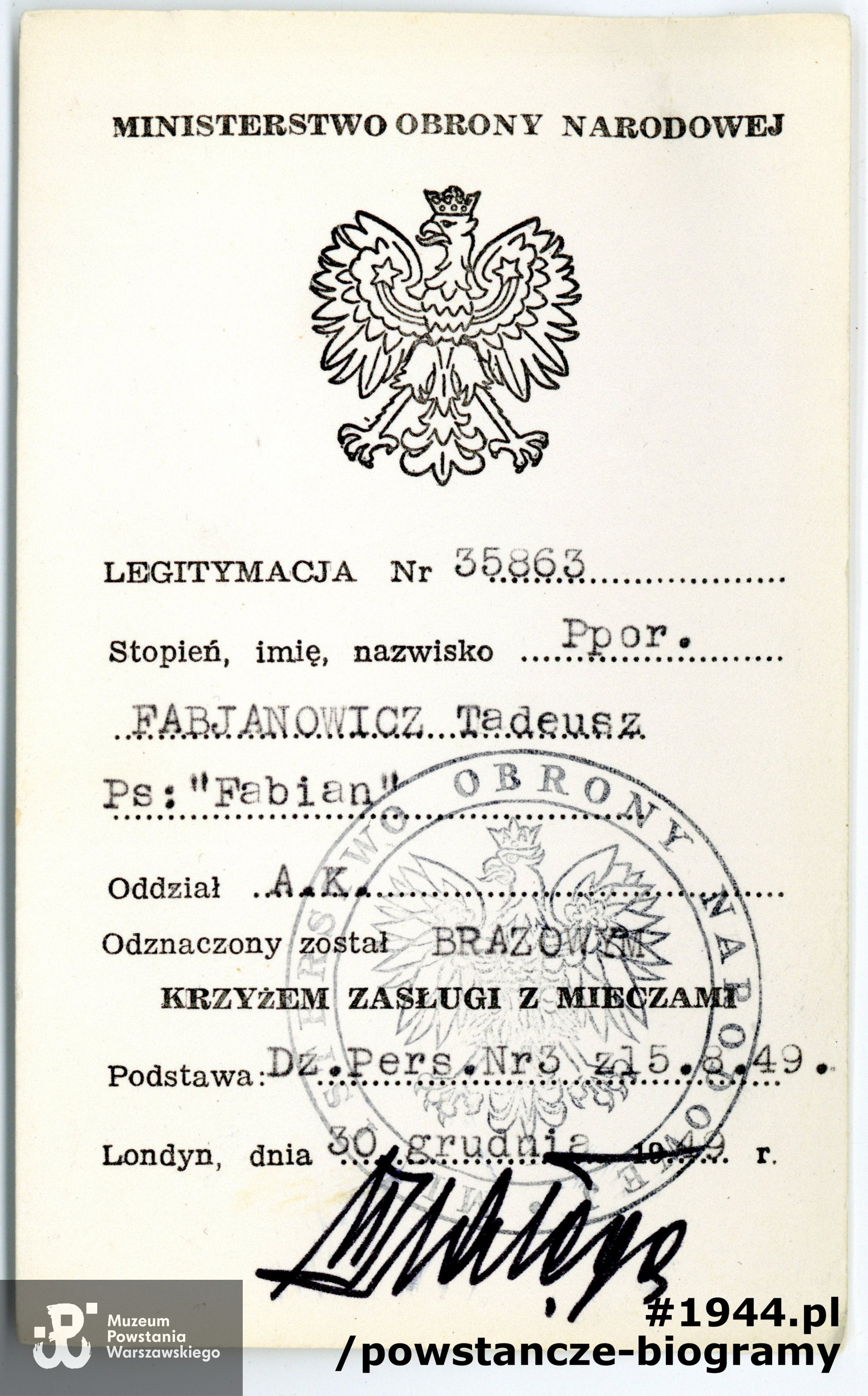 Ze zbiorów Muzeum Powstania Warszawskiego, sygn. P/7926/14