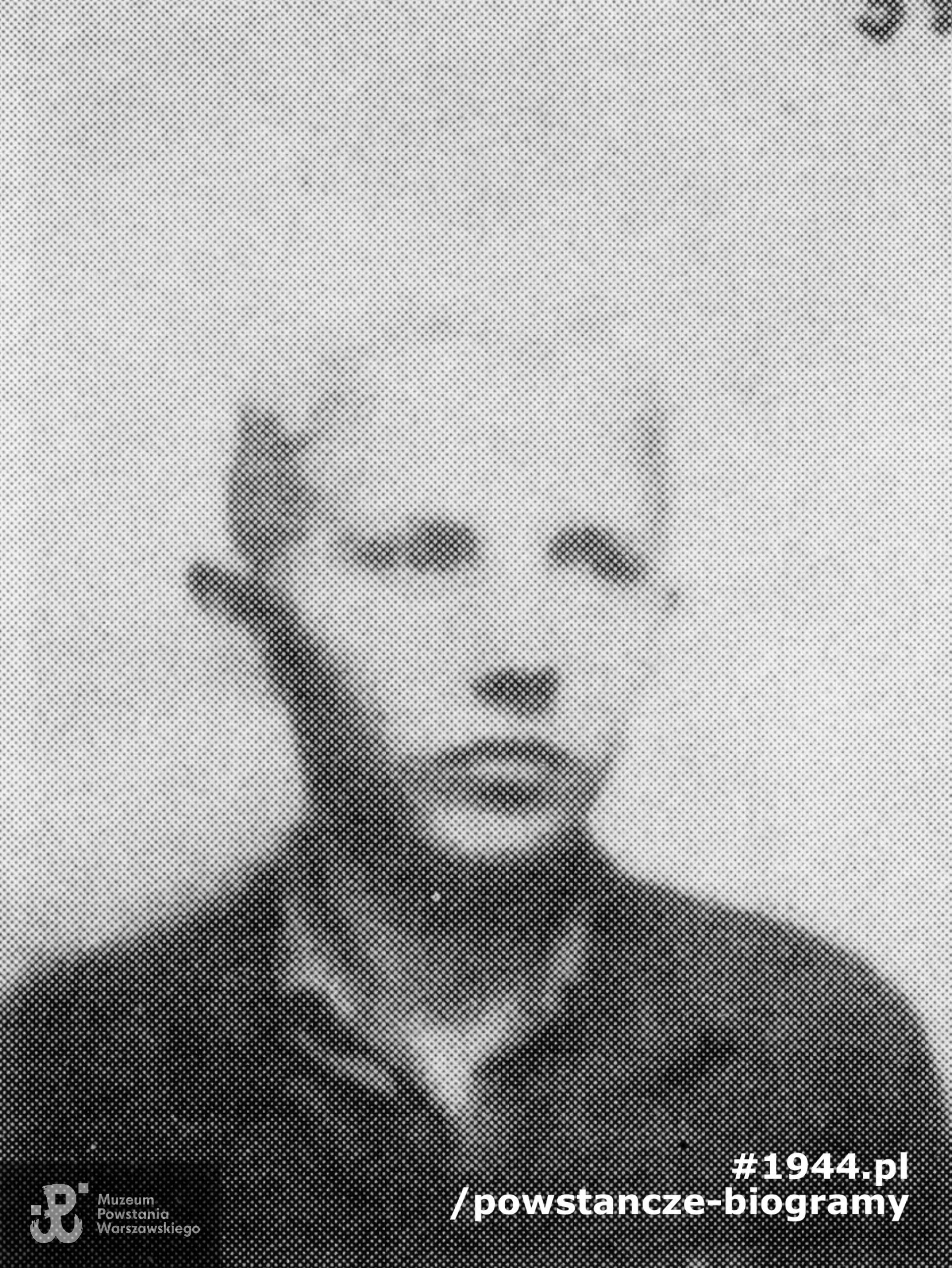 strz. Tadeusz Bańka "Łowca". Fot. pochodzi z książki: E.Ajewski, Mokotów walczy 1939-1944: biogramy, t. 5