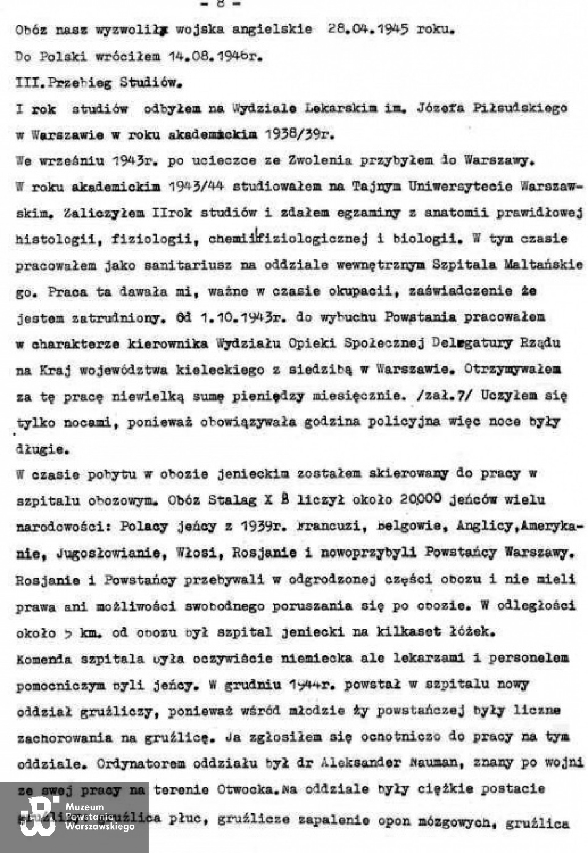 Wspomnienia Tadeusza Życzyńskiego - str 8