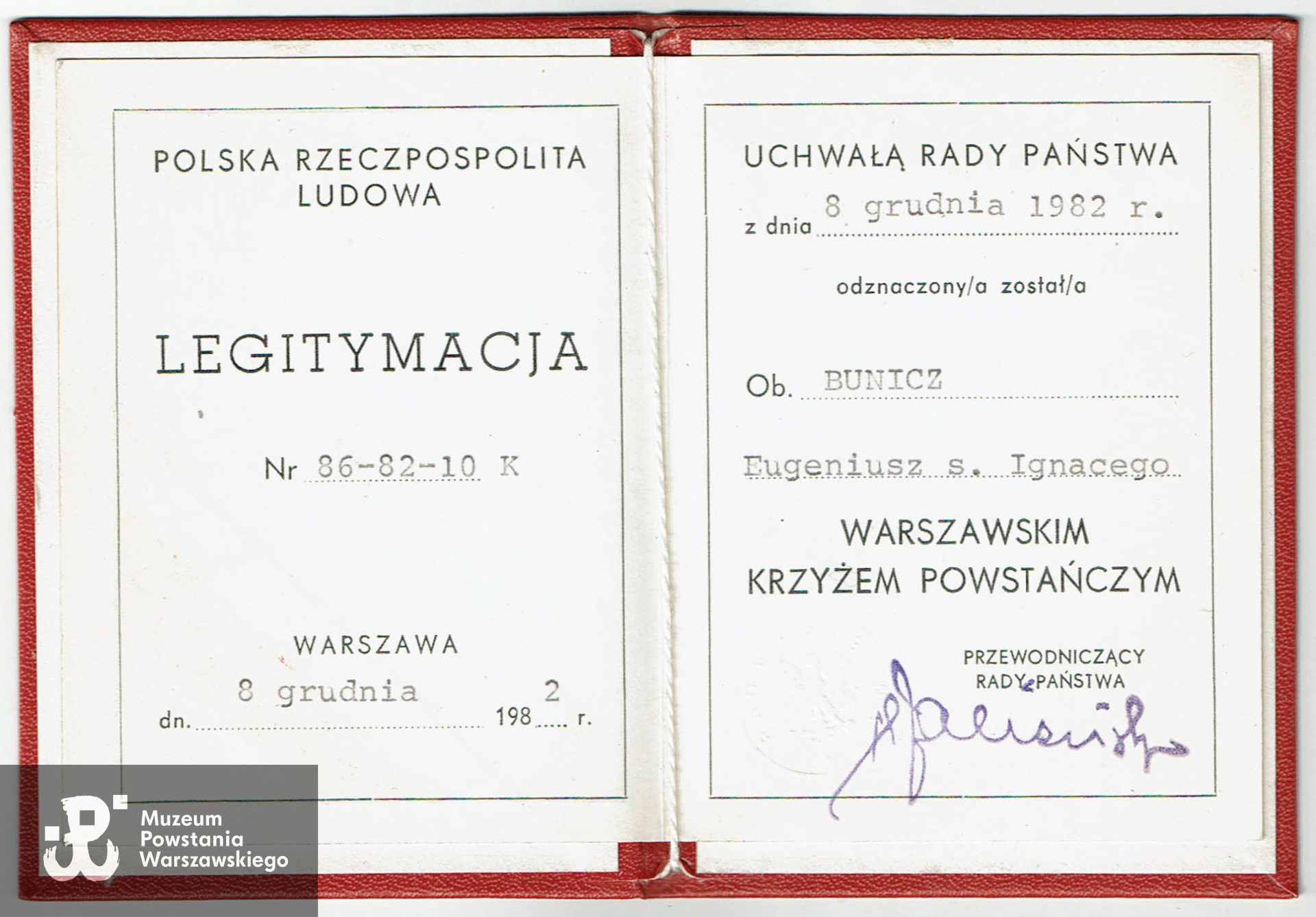 Warszawski Krzyż Powstańczy. Fot. archiwum rodzinne