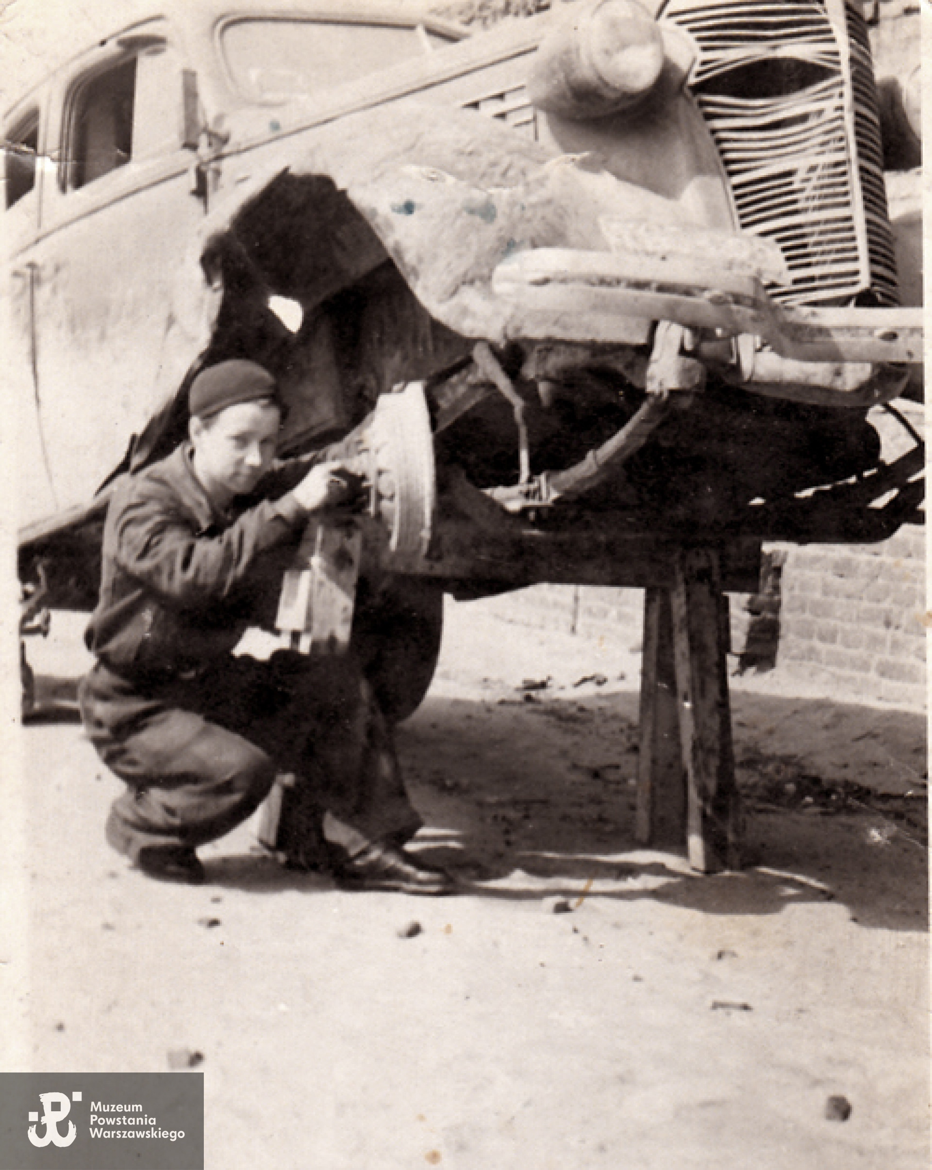 Ryszard Sołkowicz w pierwszej pracy - 1940 r.