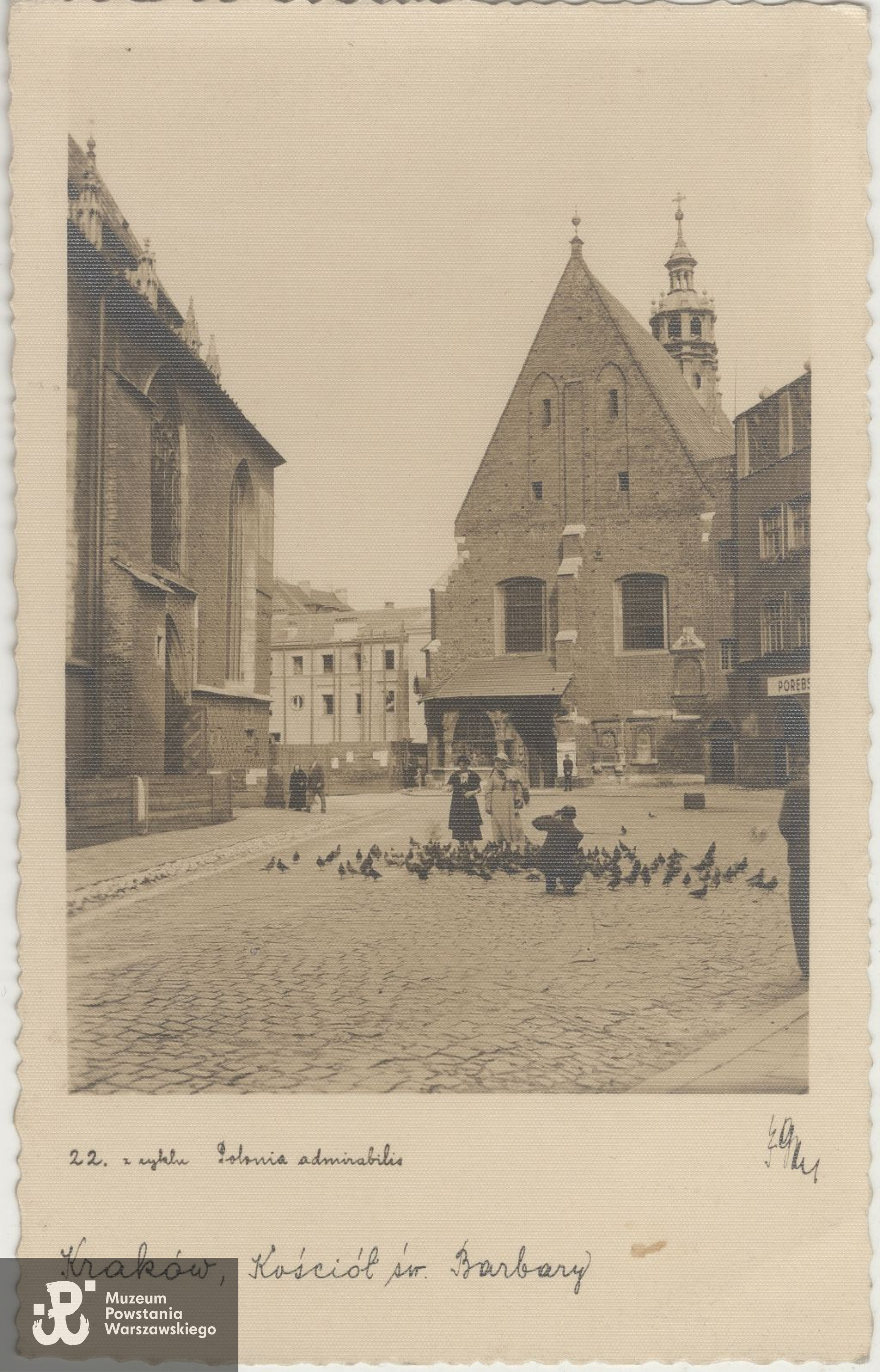 Pocztówka wydana w serii „Polonia admirabilis” (Polska podziwu godna). Ze zbiorów rodzinnych