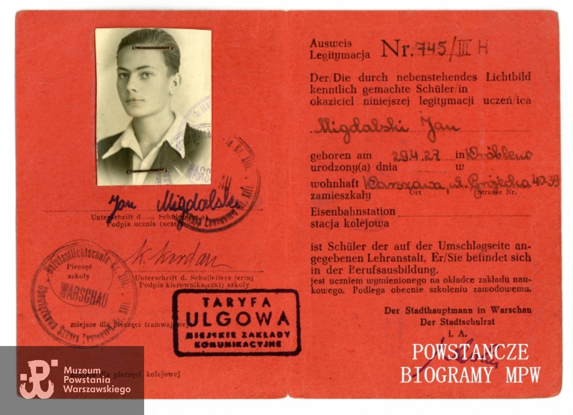 Ze zbiorów Muzeum Powstania Warszawskiego, sygn. P/3230