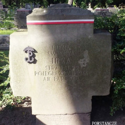 Warszawa, Cmentarz Wojskowy na Powązkach. Fot. udostępniła Magdalena Ciok.