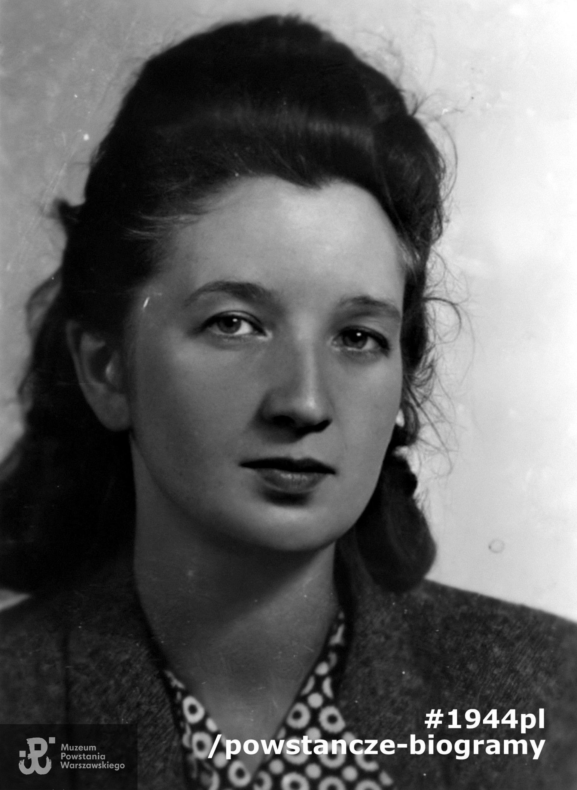 Stanisława Rudnicka z domu Łubniewska - fotografia powojenna, 1946 lub 1947 rok