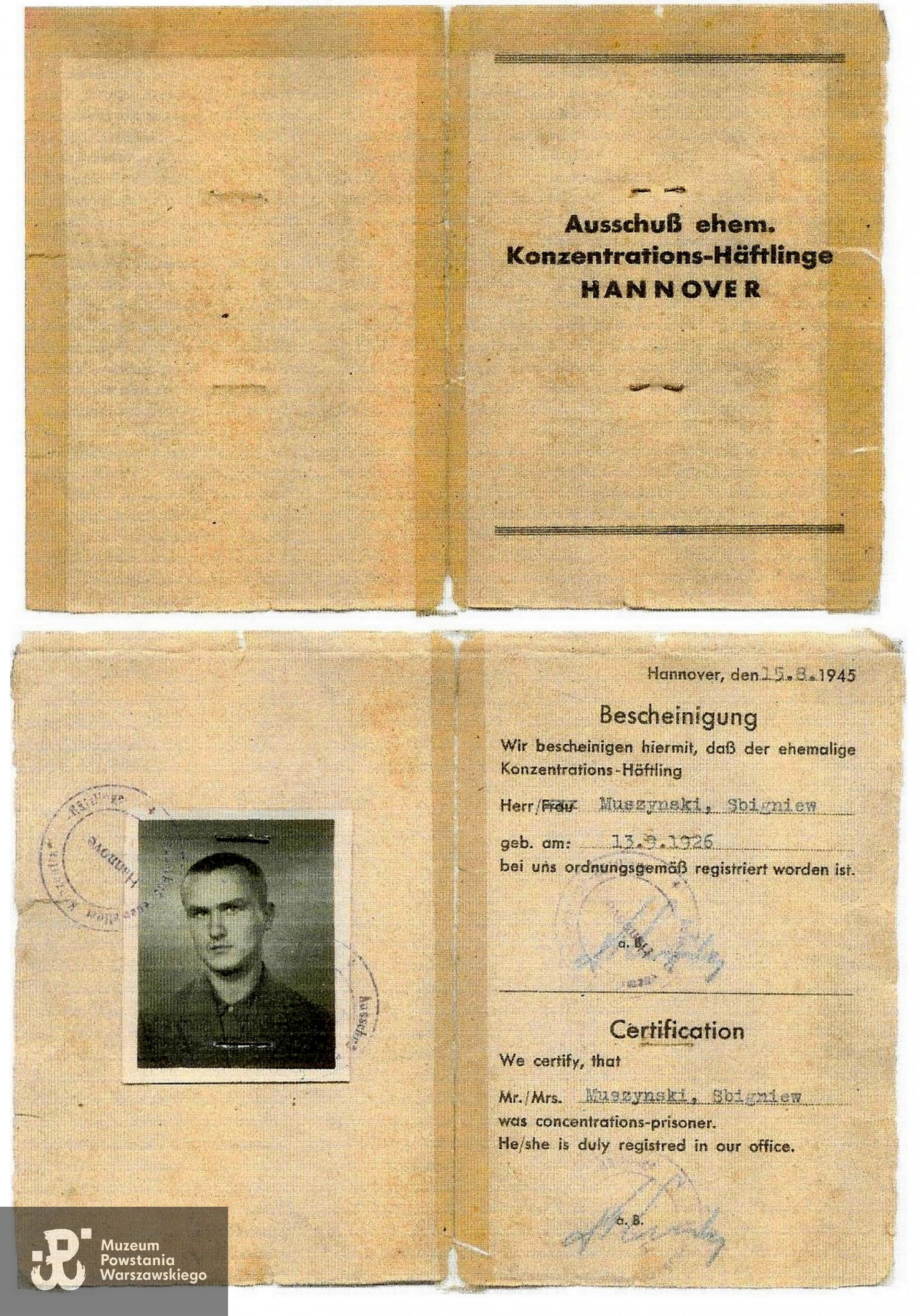 Z archiwum p. Zbigniewa Muszyńskiego