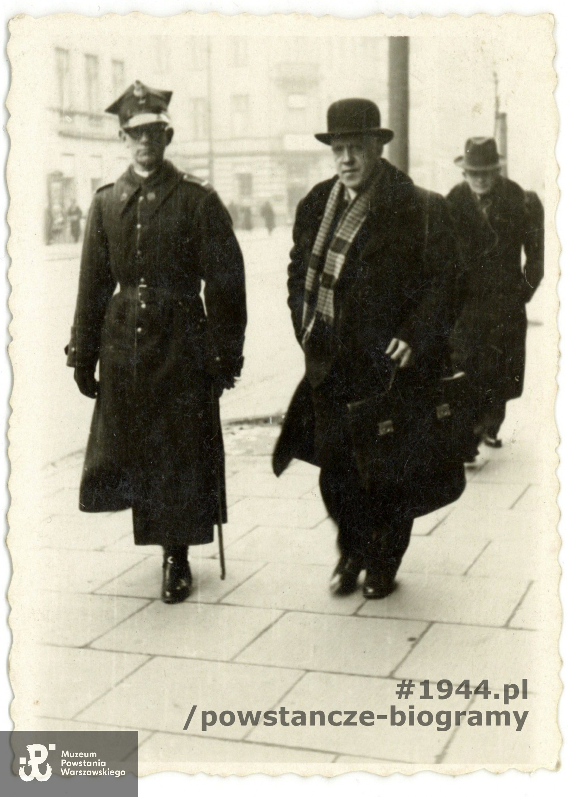 Mieczysław Pojawski z synem. Fotografia wykonana przed 1939 rokiem. Fot. z archiwum rodzinnego p.  Jacka Kijkowskiego