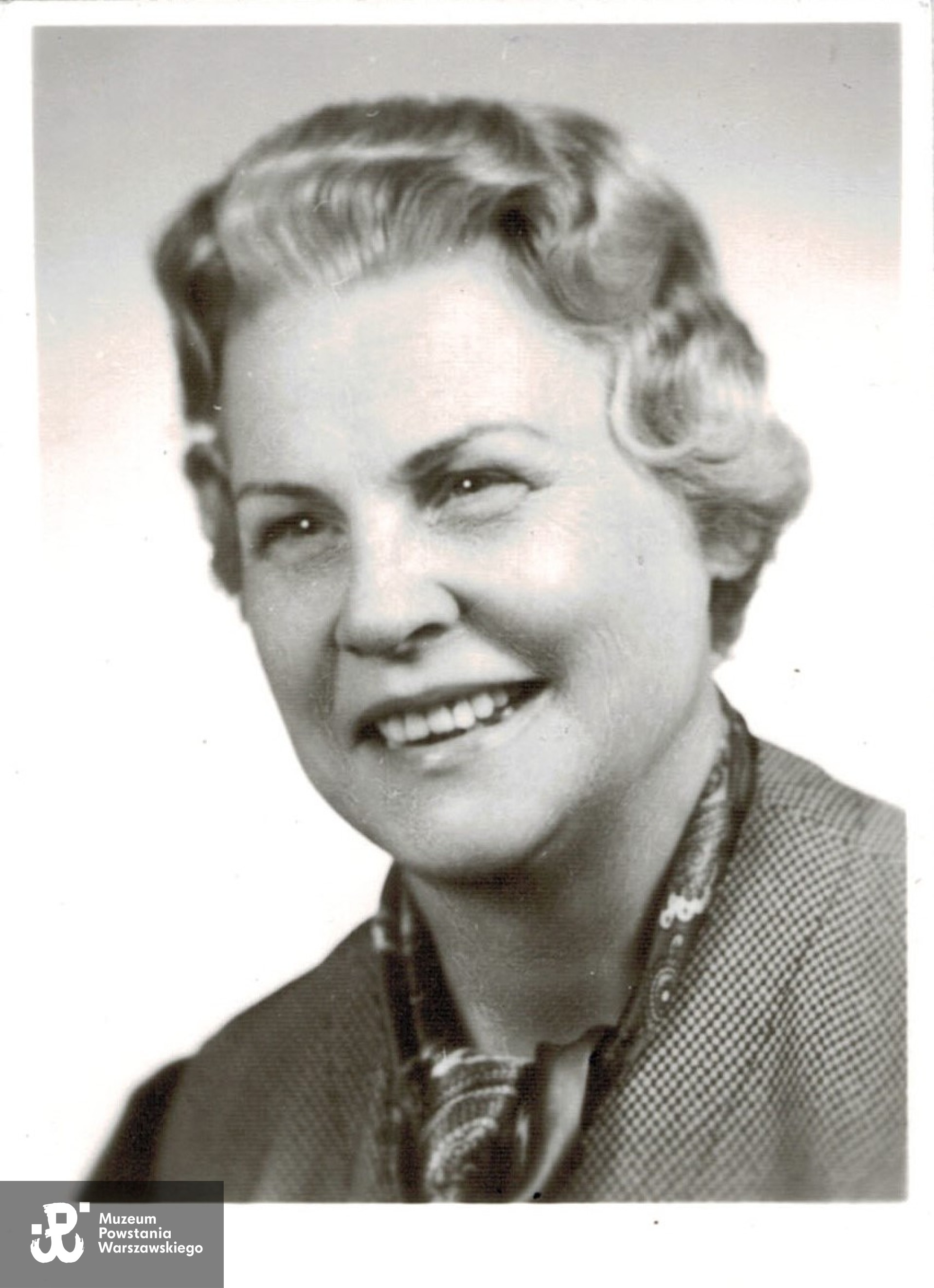 Irena Kubiak, fotografia powojenna - 1977. Fot. ze zbiorów rodzinnych, skan udostępnił p. Jan Szubski, wnuk Ireny Kubiak