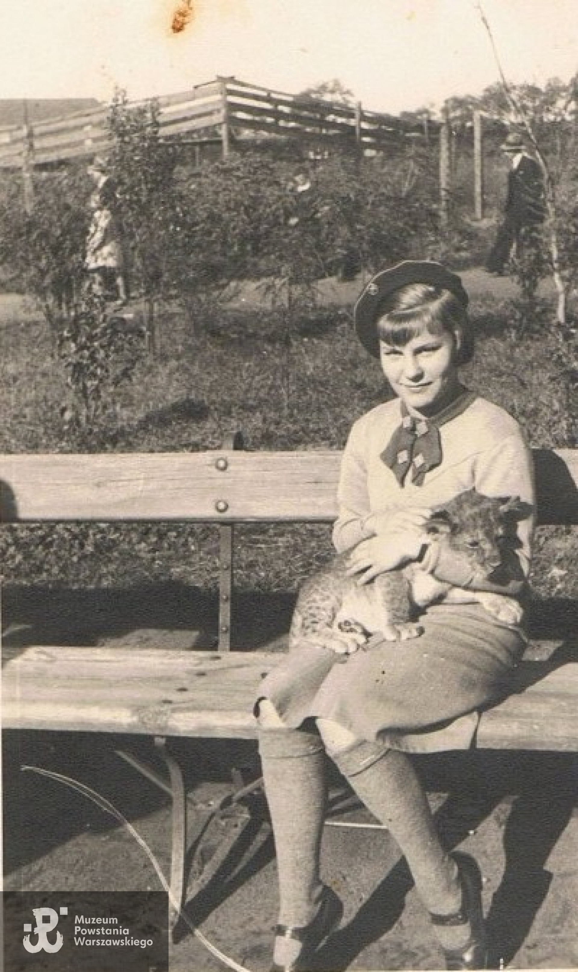 Zosia Gaczołówna w ZOO - rok 1939