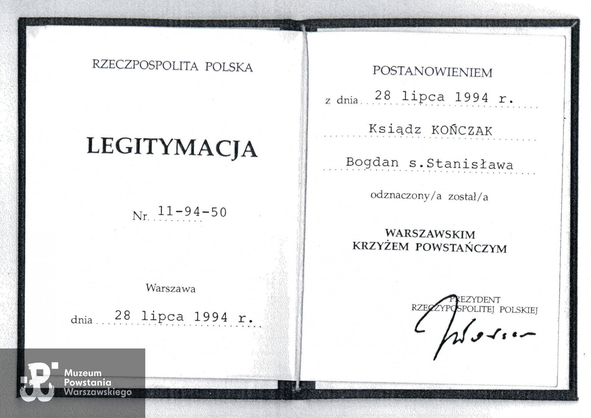 Skan: materiały do Słownika Biograficznego Uczestników Powstania gromadzone przez Pokój Kombatanta MPW