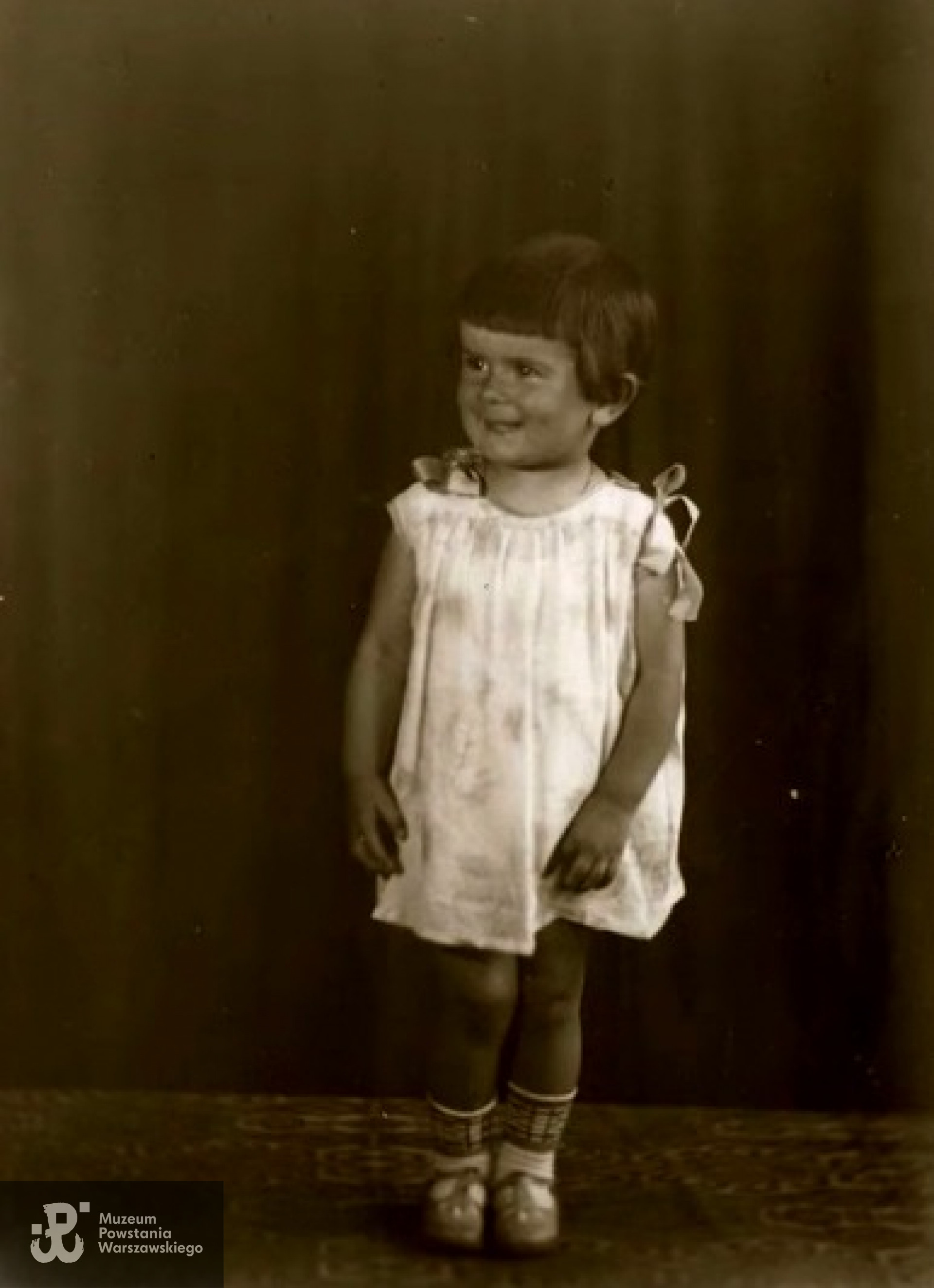 Jadwiga Przybylska "Iga" jako mała dziewczynka. Fot. z archiwum prywatnego p. Jadwigi Przybylskiej - Wolf