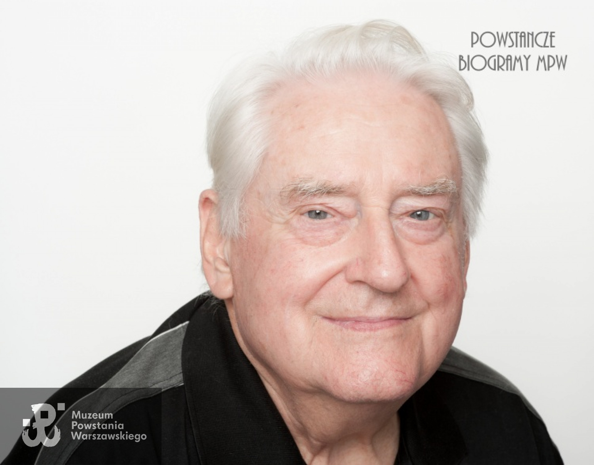 Tadeusz Roman. Zdjęcie z serii portretów Powstańców Warszawskich w ramach projektu "1944/70/2014" realizowanego przez grupę WWPHOTO dla uczczenia 70. rocznicy wybuchu Powstania Warszawskiego. Muzeum Powstania Warszawskiego, 22.07-04.08 2013.