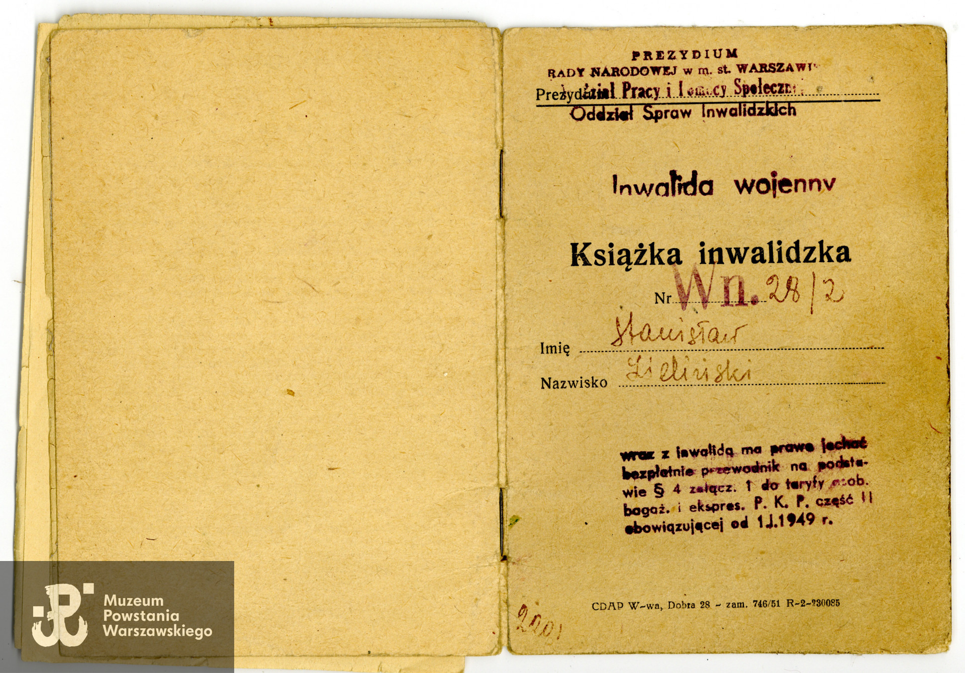 Z archiwum rodzinnego p. Waldemara Zielińskiego