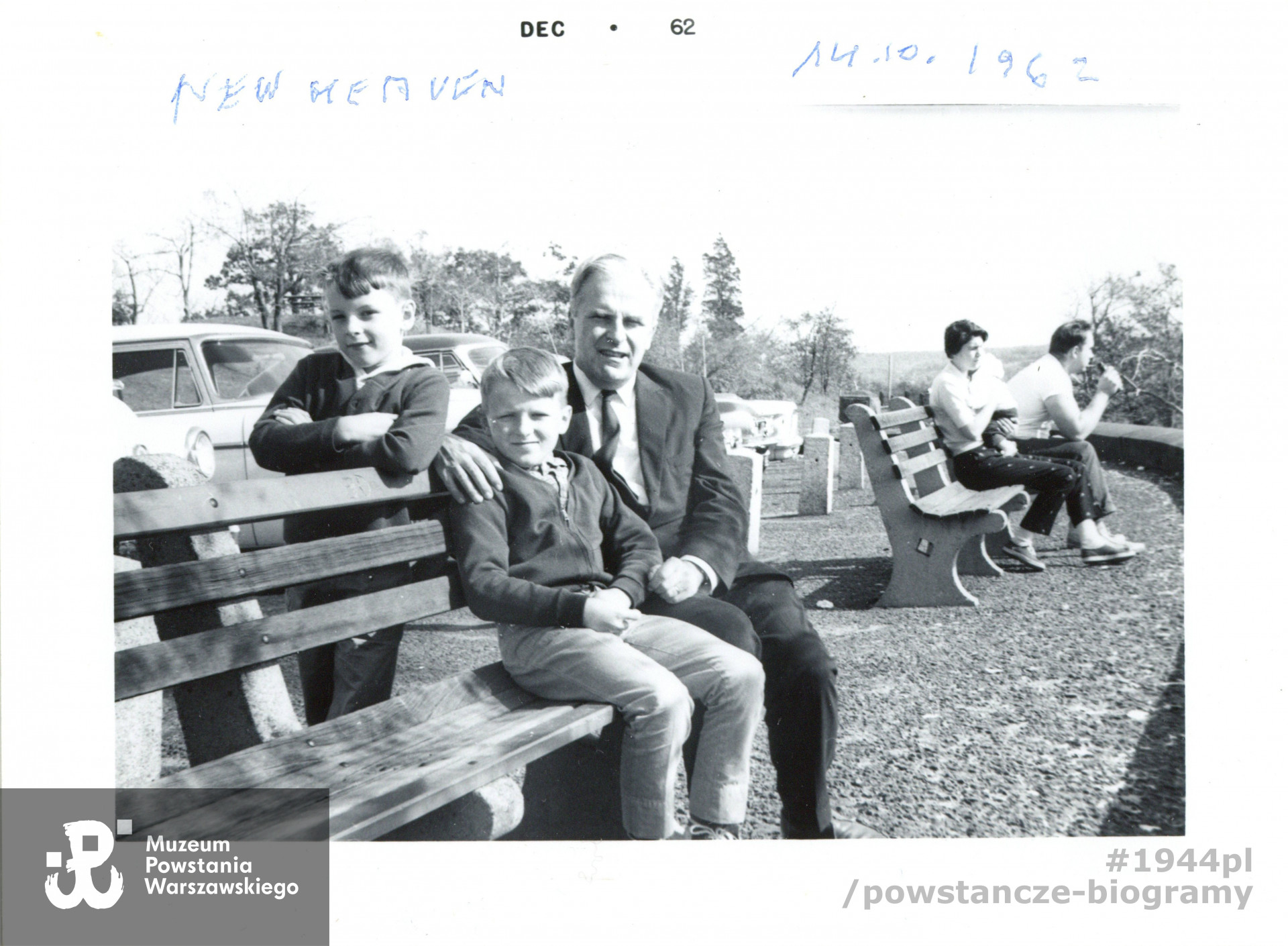 New Heaven, 1962 r. Fot. ze zbiorów rodzinnych udostępnione przez p. Jana Polaczka, syna Aliny Polaczkowej z d. Rutkowskiej ps. Alina