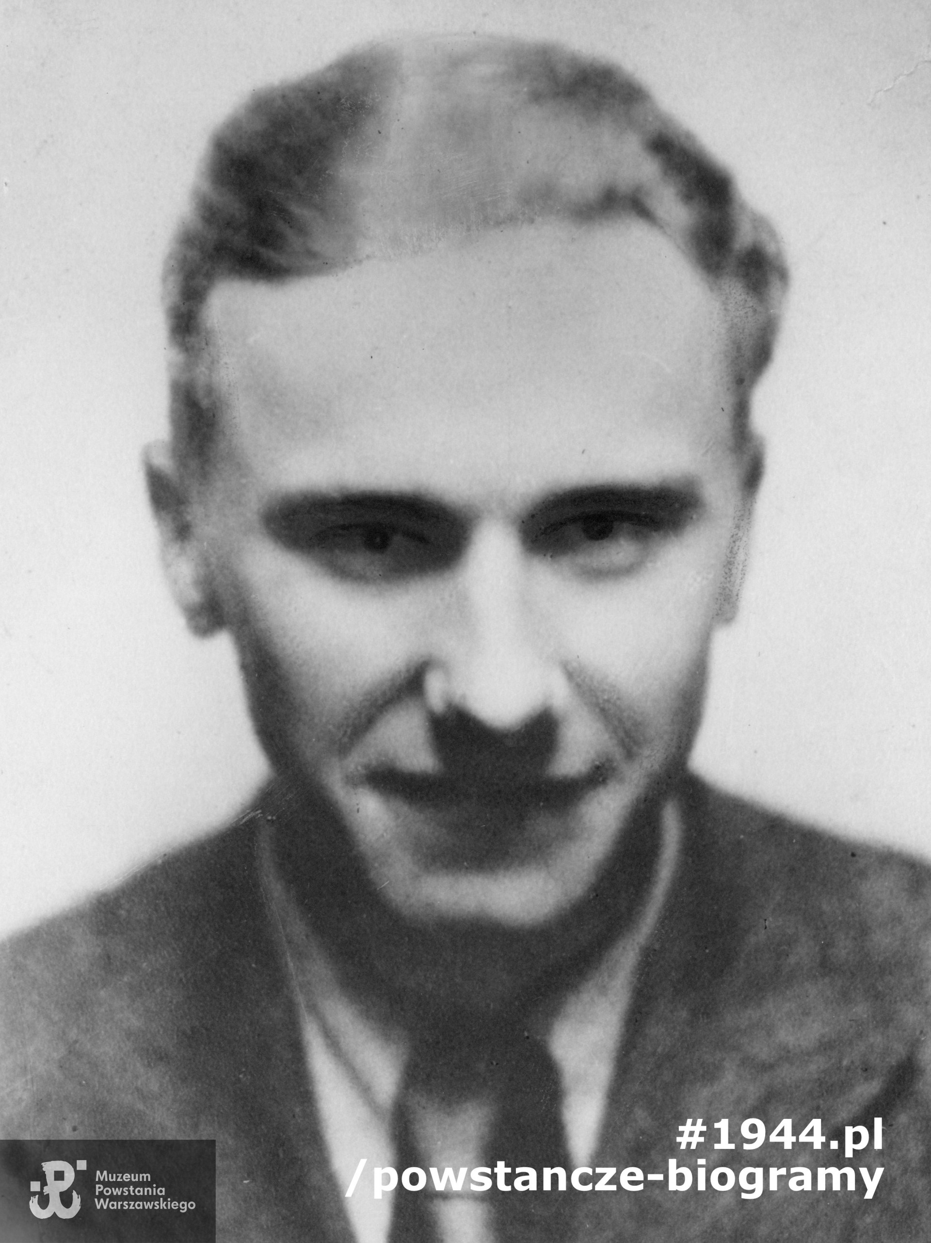 kpr. Tomasz Wójcik "Erwin" (1924-1944). Fot. ze zbiorów Muzeum Powstania Warszawskiego - materiały Jana Rockiego