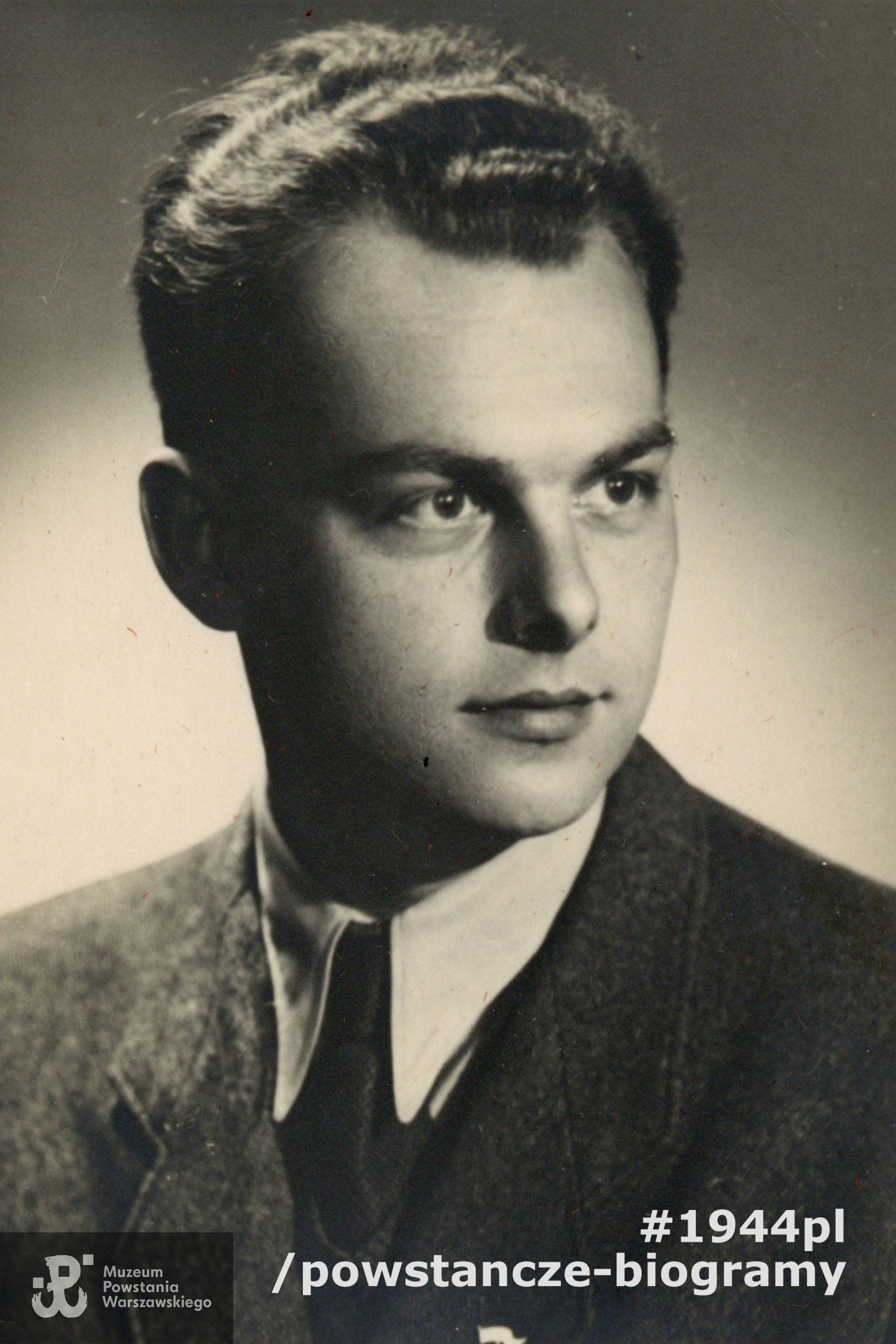 Witold Grzybowski „Kot”. Fotografia powojenna - 1954 rok. Fot. z archiwum rodzinnego p. Witolda Grzybowskiego (2019)