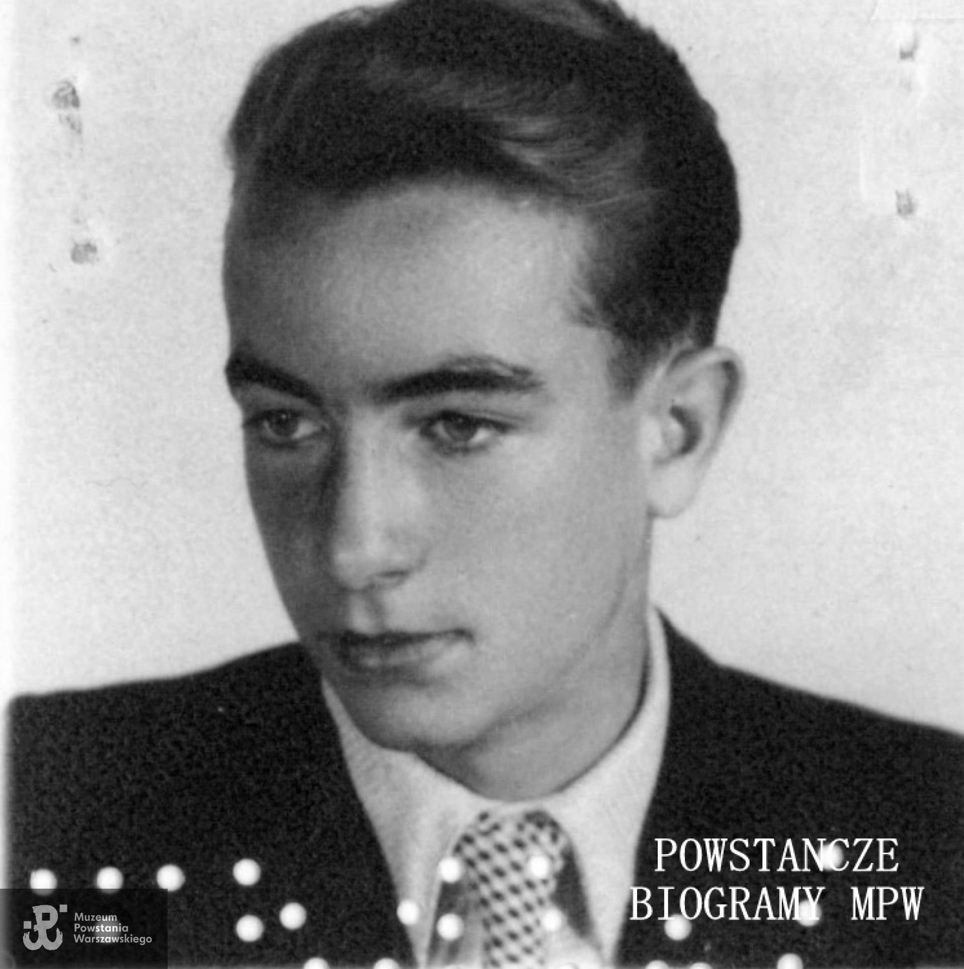 Dobiesław Szameit "Dobek" (1926-1944). Fot. z archiwum rodzinnego Janusza Webera