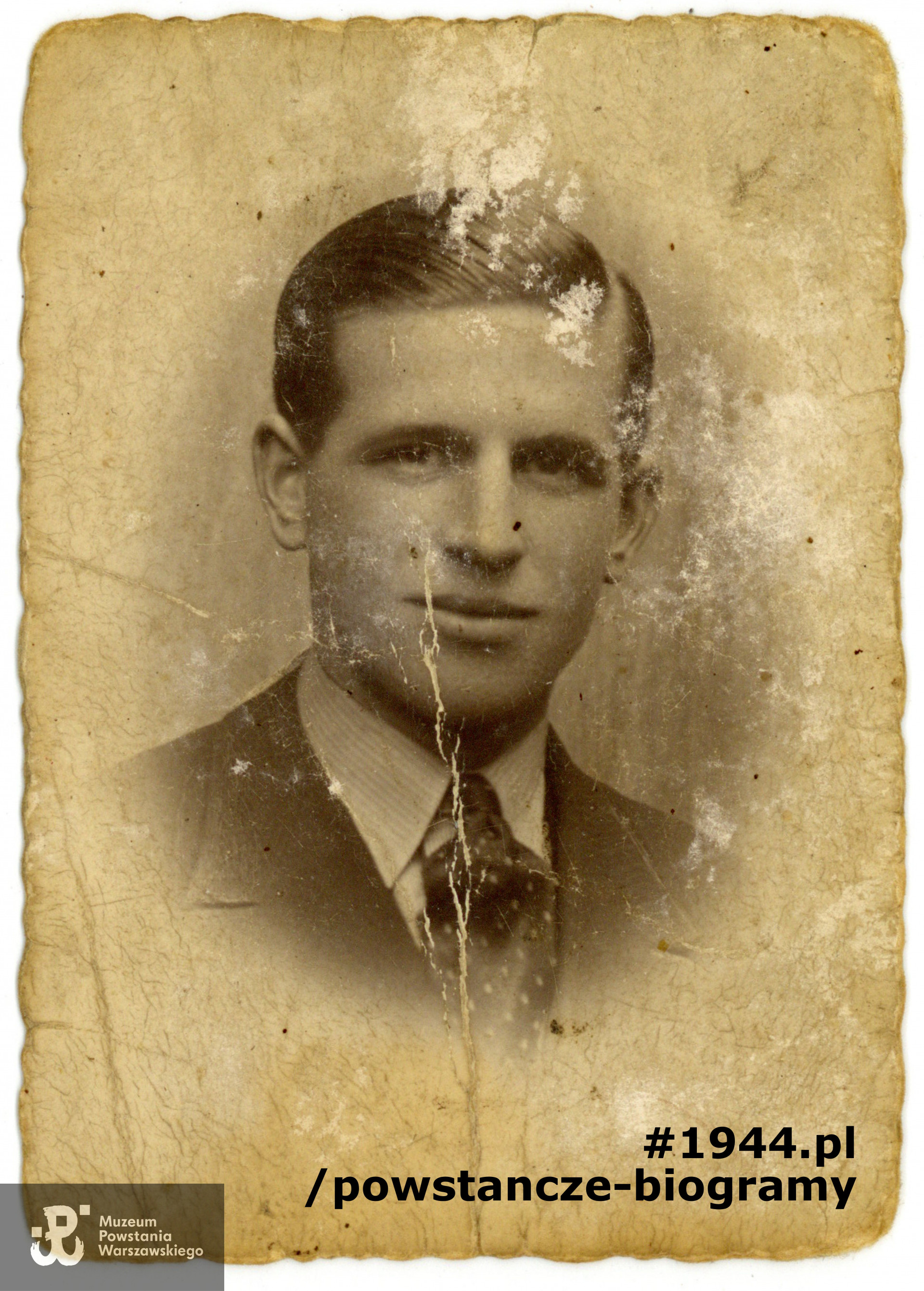 Jan Gałązka - na fotografii w roku 1937. Fot. z archiwum rodzinnego syna, p. Jana Gałązki