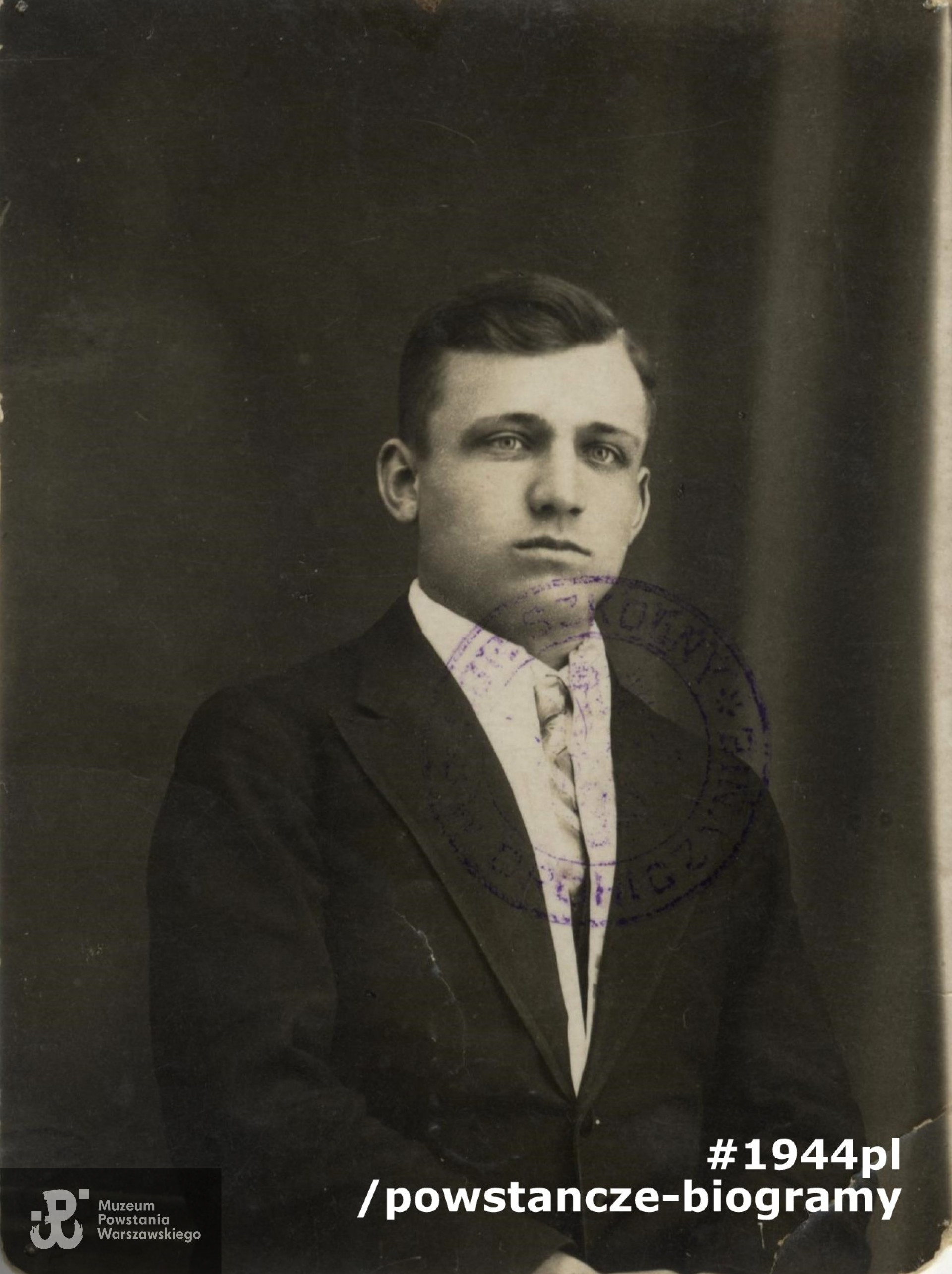 Romuald Julian Cabajewski ps. "Krwawy" (1906-1944). Fot. ze zbiorów rodzinnych córki, p. Ewy Pośnik. 