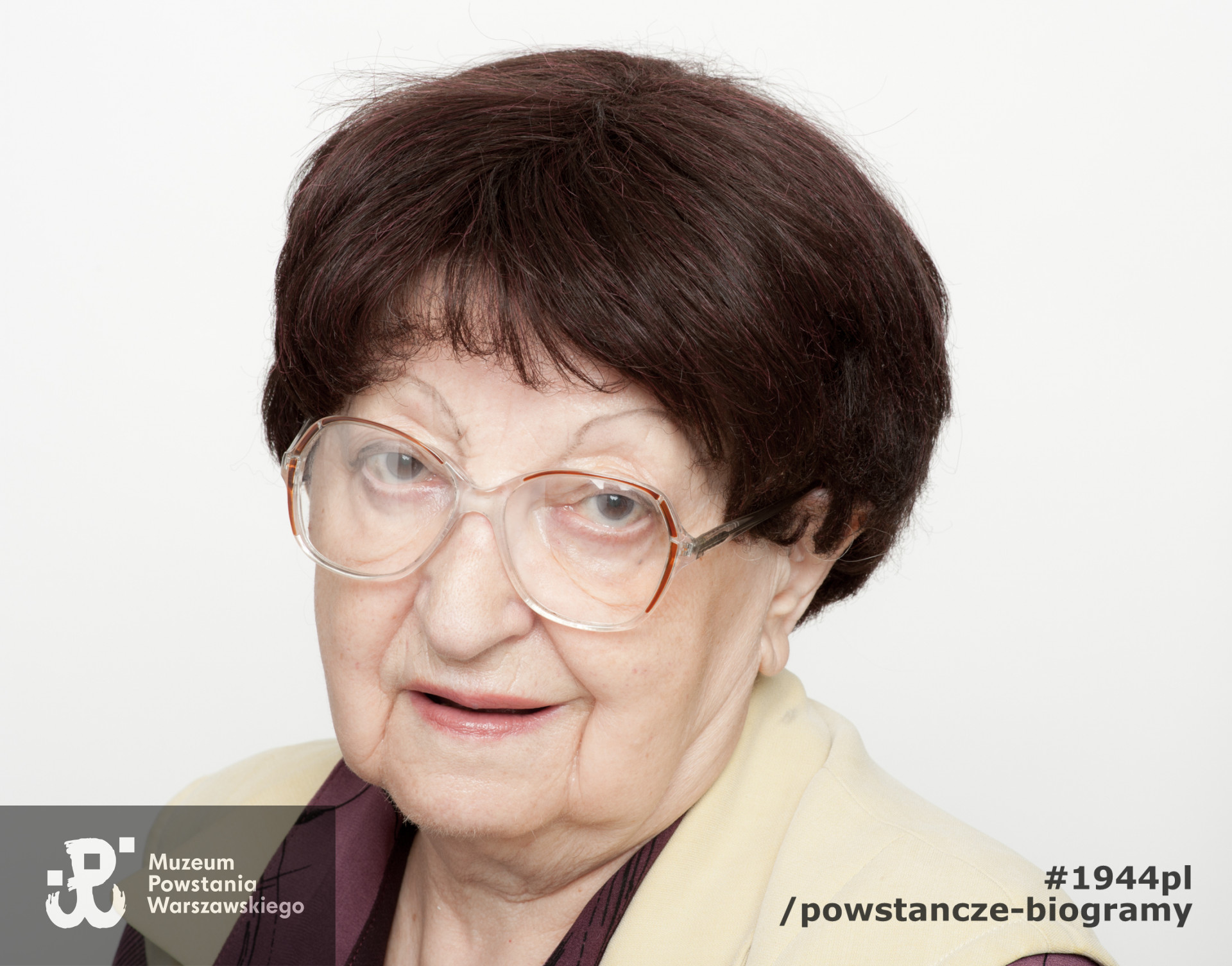 Zdjęcie z serii portretów Powstańców Warszawskich wykonanych w ramach projektu "1944/70/2014" realizowanego przez grupę WWPHOTO dla uczczenia 70. rocznicy wybuchu Powstania Warszawskiego. Muzeum Powstania Warszawskiego, 22.07-04.08 2013.