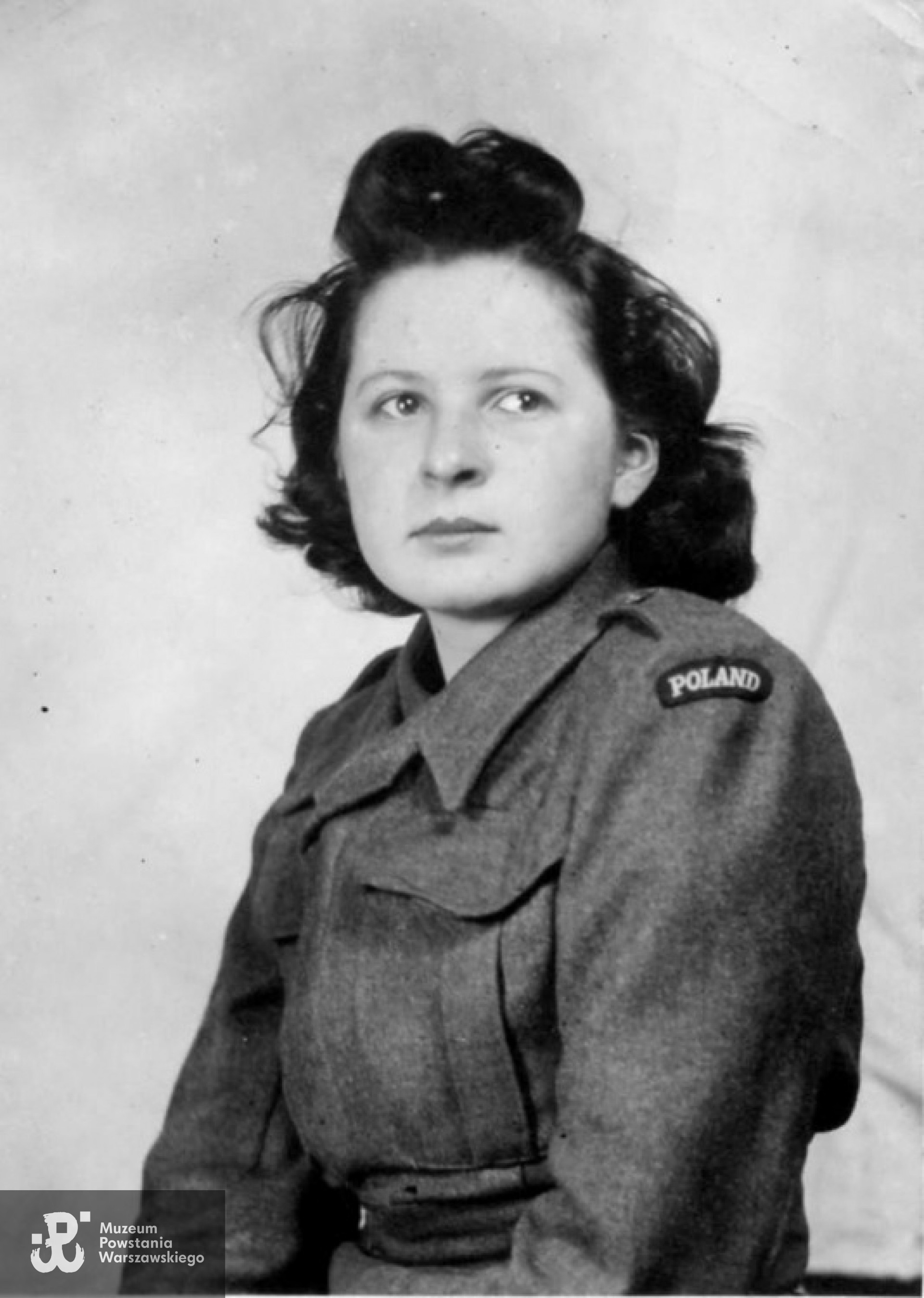 Hanna Szczepanowska - Meppen 4.II.1946 r. Fot. z archiwum rodzinnego Hanny Szczepanowskiej, dzięki uprzejmości J. Wawszczyka.