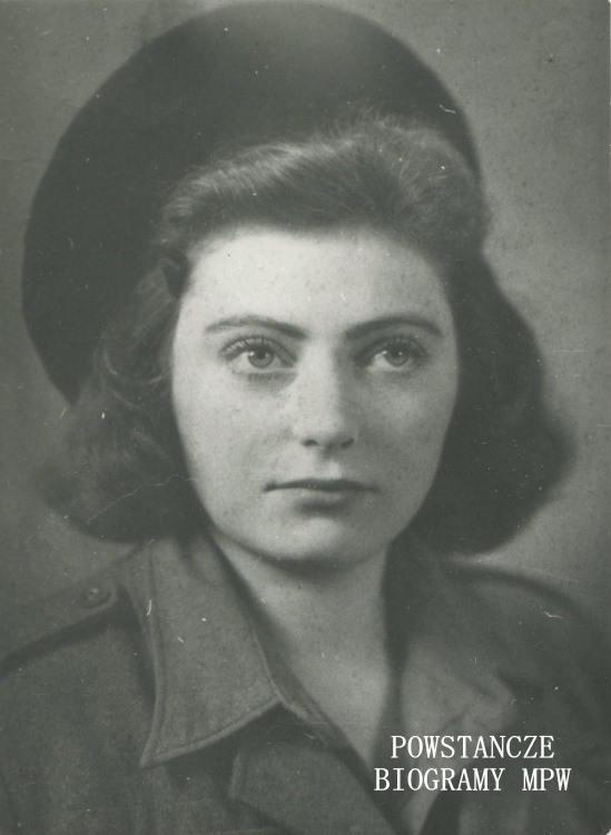 Irena Szner - Piotrowska "Czarna" (1925-1989). Fot. z archiwum rodzinnego syna