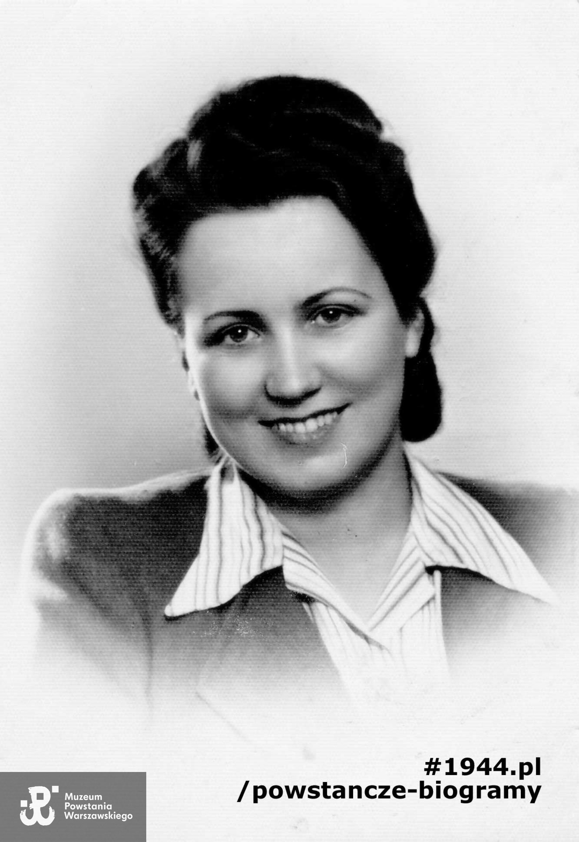 por. Wanda Maria Majewska z domu Strynkiewicz "Ewa", "Kalina". Fot. ze zbiorów Muzeum Powstania Warszawskiego