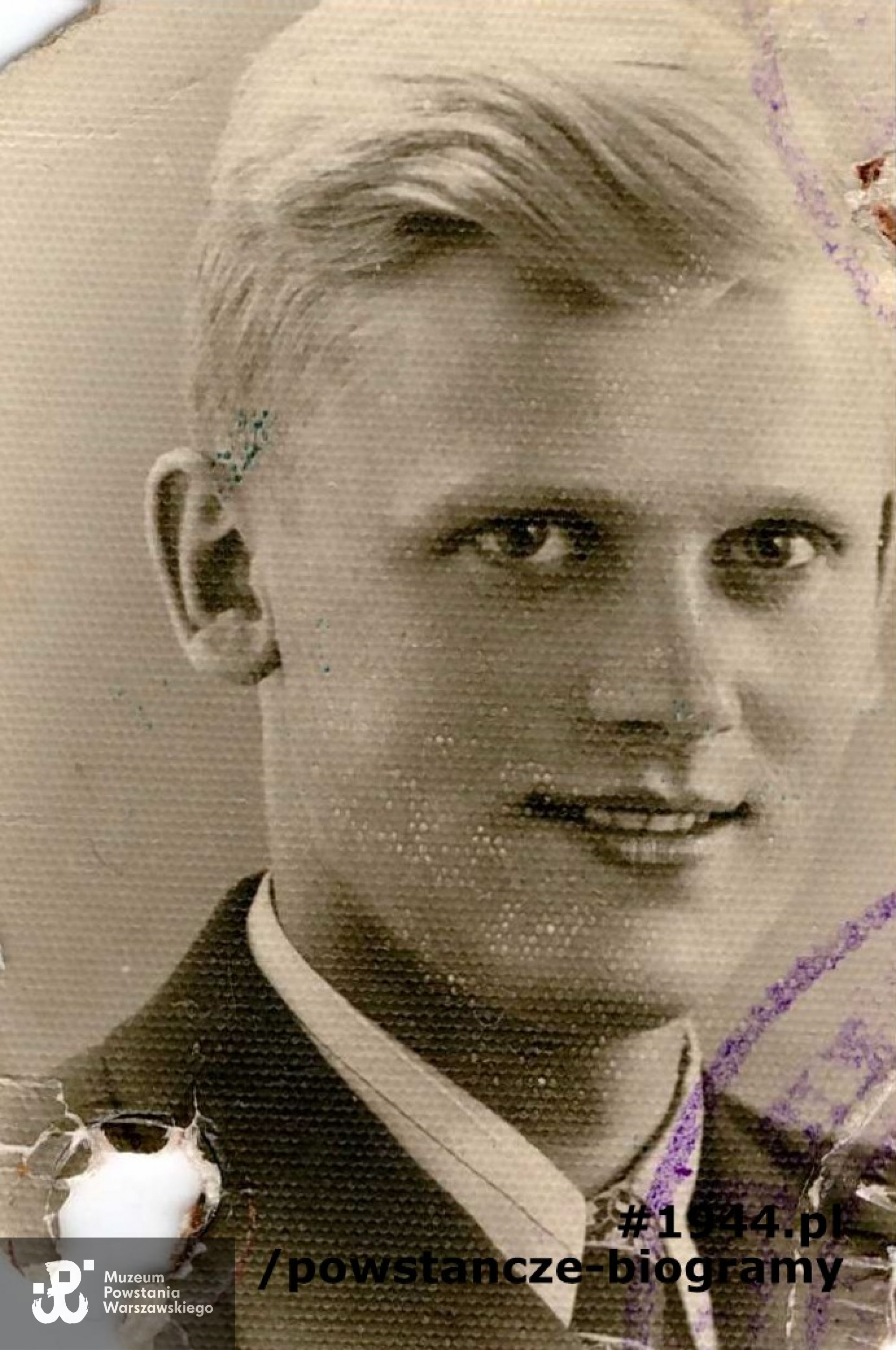 plut.  Stanisław Gołowicz ps. "Blendas" (1920-1969).  Fot. z archiwum rodzinnego, obecnie w zbiorach MPW, sygn. P/8782/17, dar Marii Adamskiej